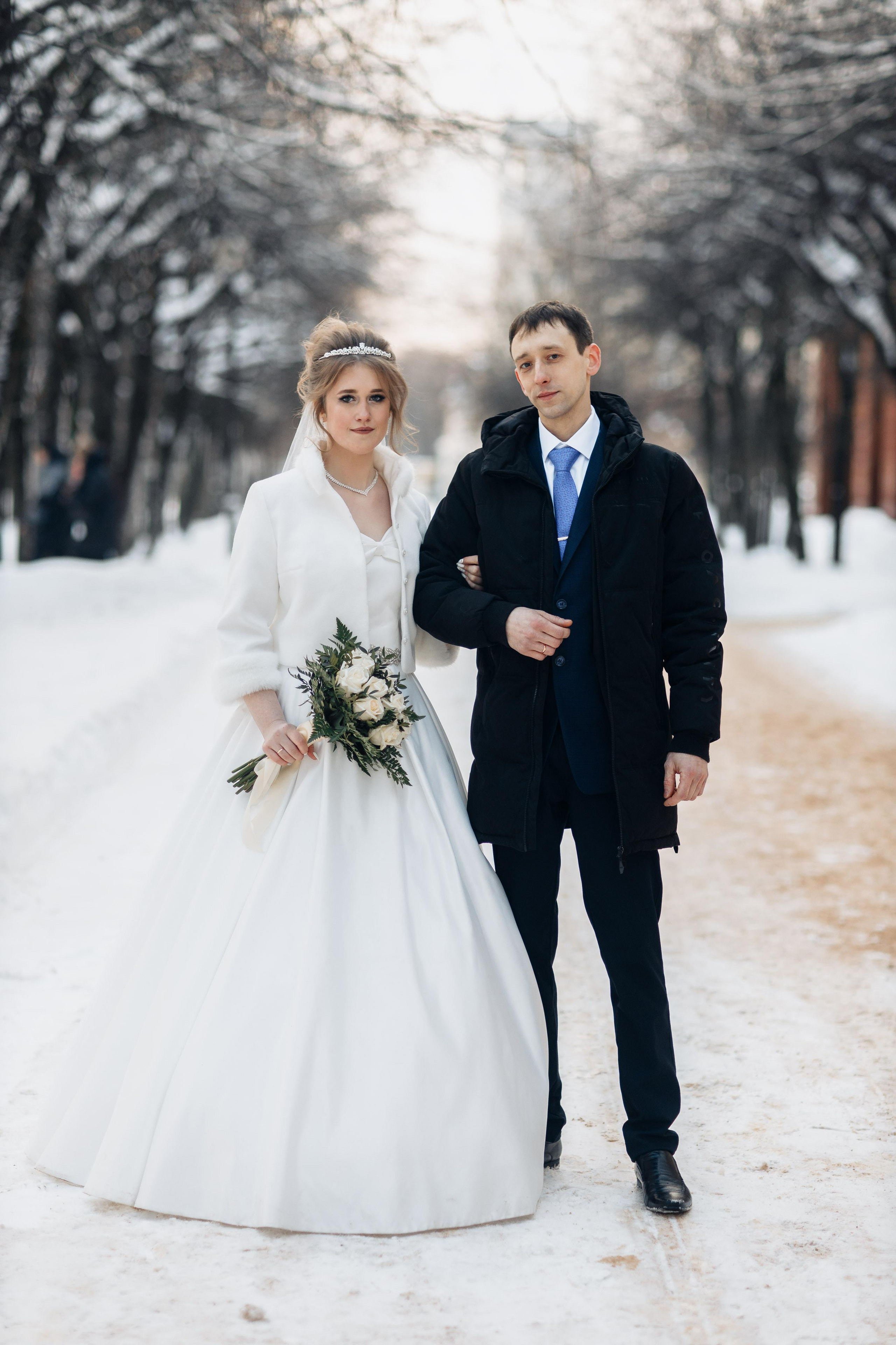 Свадьба в Смоленске зимой. Свадебный фотограф Смоленск. Свадебный фотограф Вашкевич Денис
