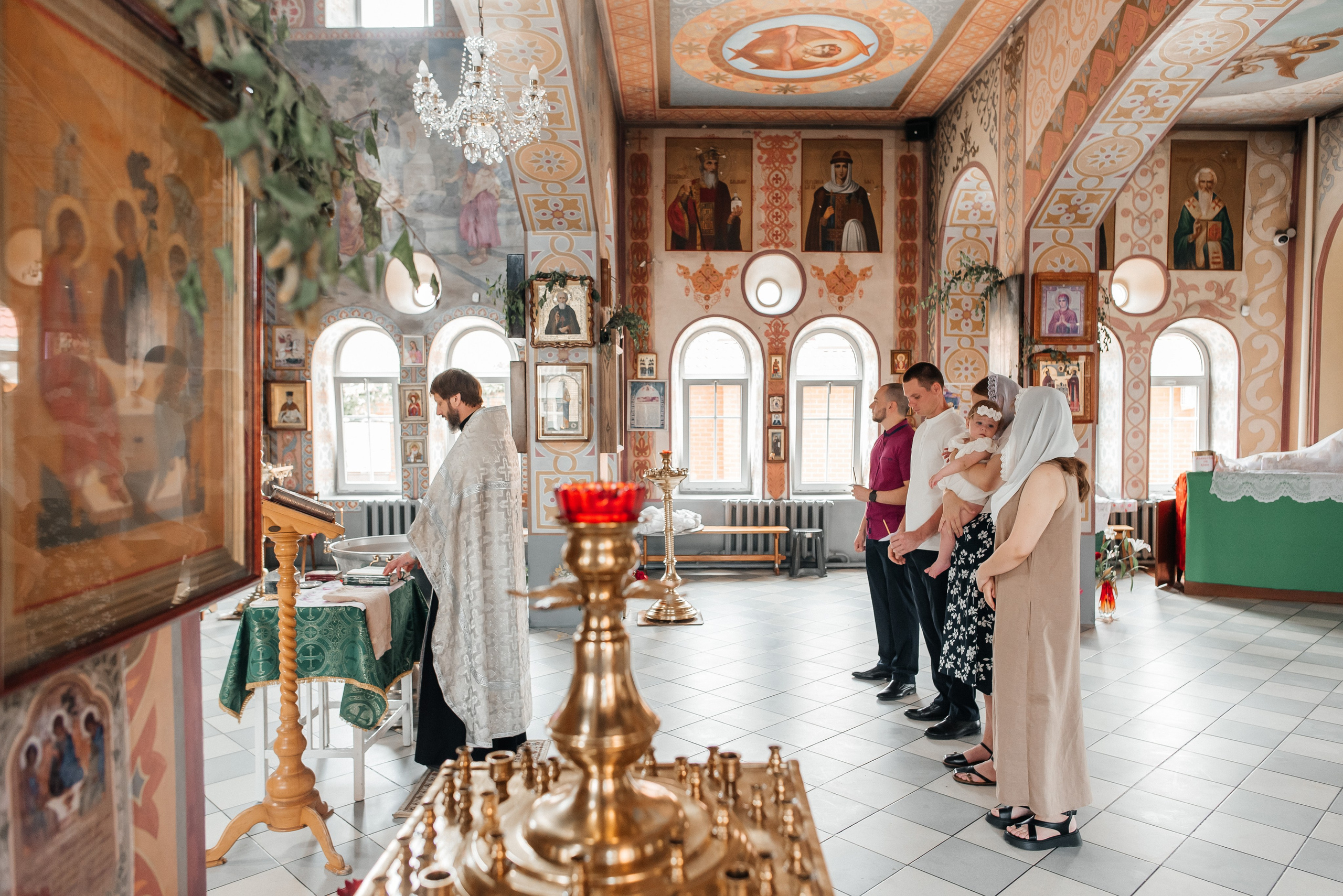Крещение Ангелины. Детский и семейный фотограф выпускной альбом Приморско-Ахтарск