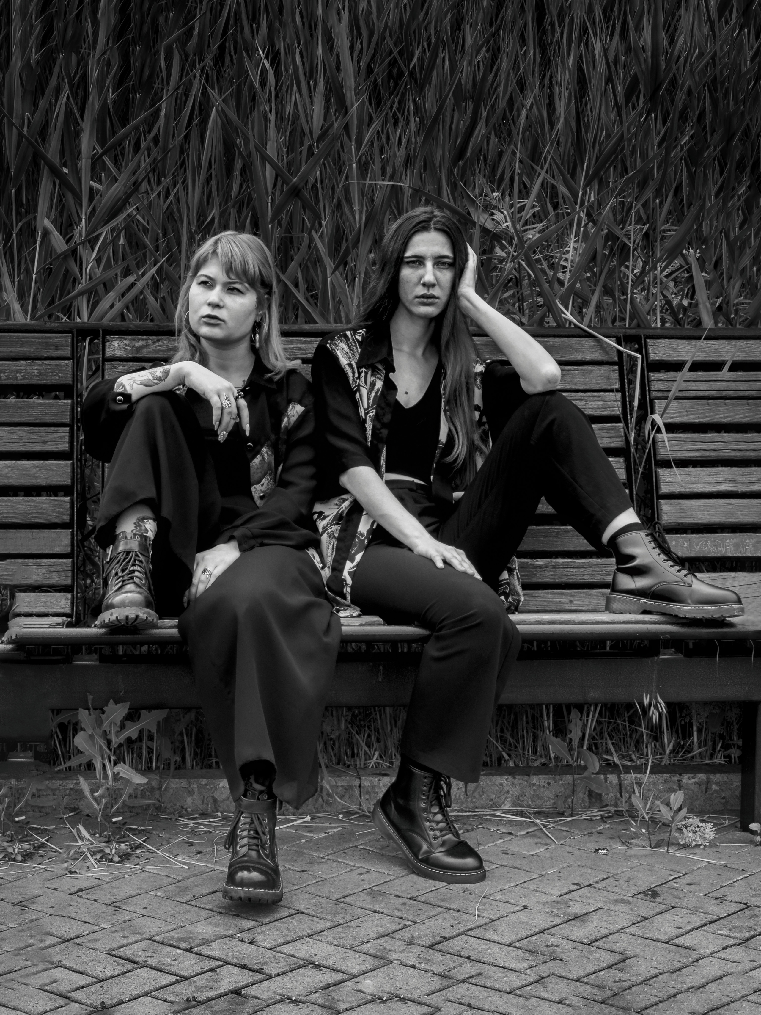 Юля и Настя — уличная мода, фотография от Аксенова Алексея. Бизнес, мужской фотограф в Краснодаре | Аксёнов Алексей Владимирович