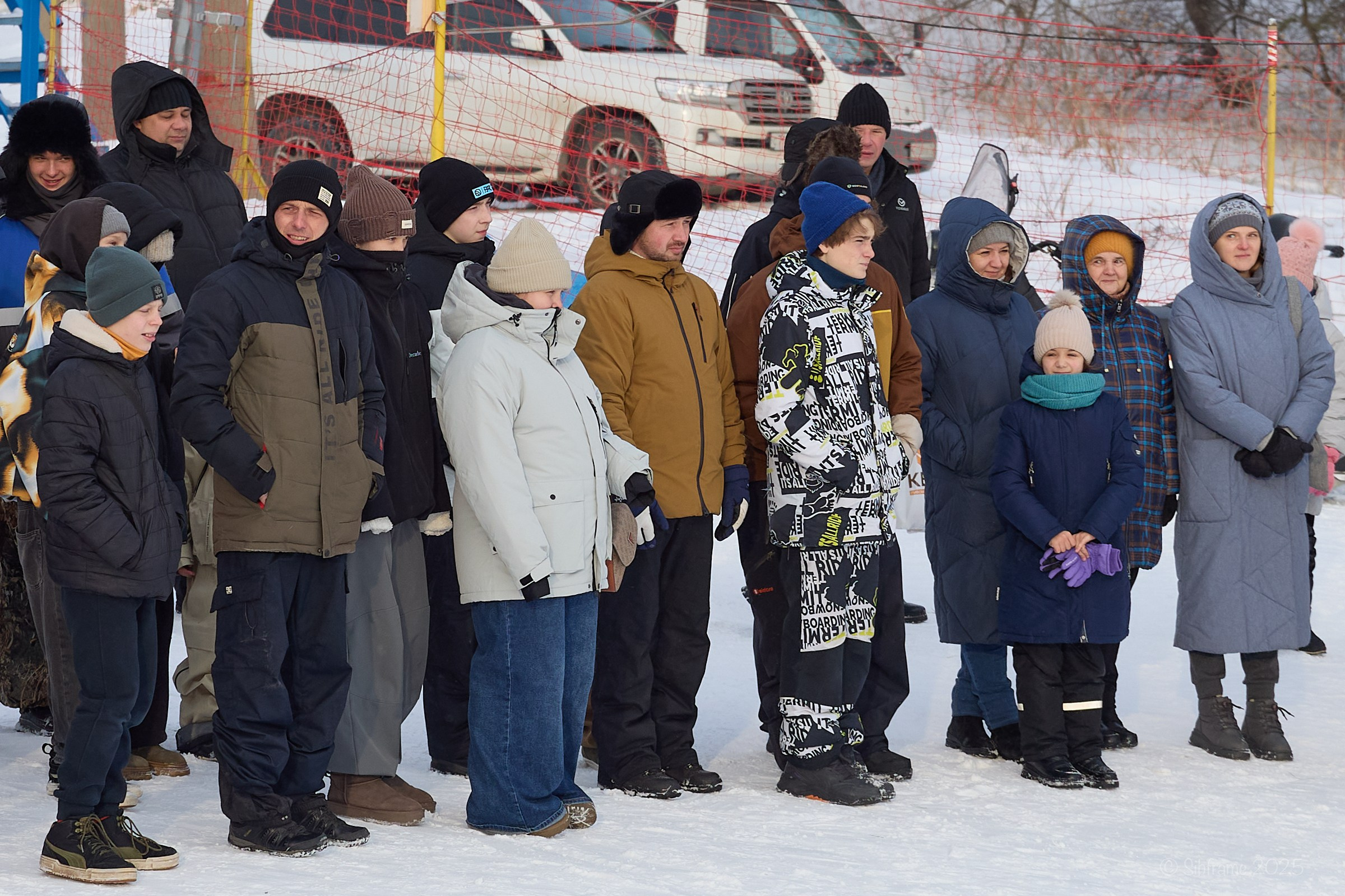 Зрители и болельщики всеросиийских соревнований по сноуборду в дисциплине Биг-эйр 2025