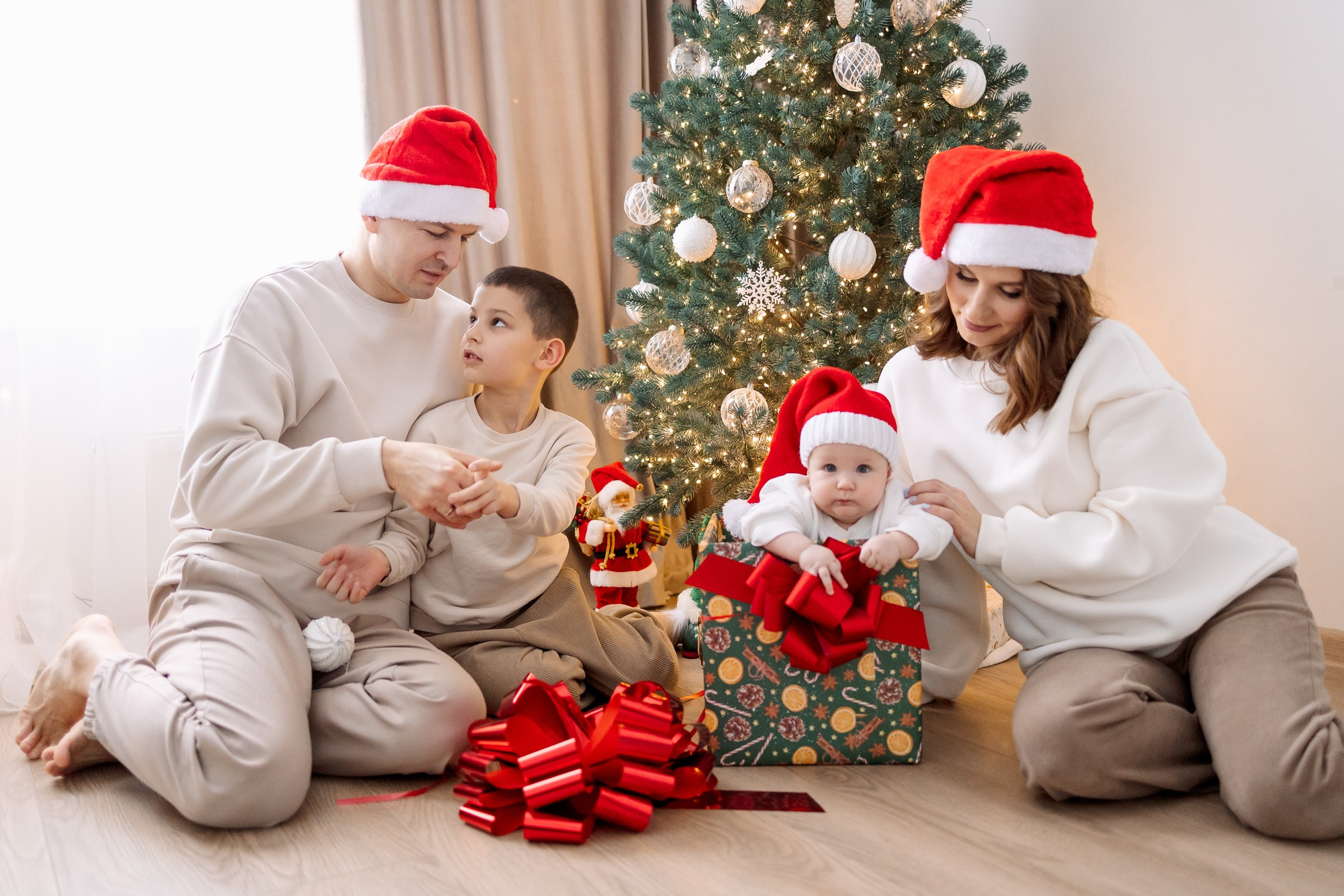 Домашняя Новогодняя история. Семейный Фотограф в Москве Евгения Симоненко