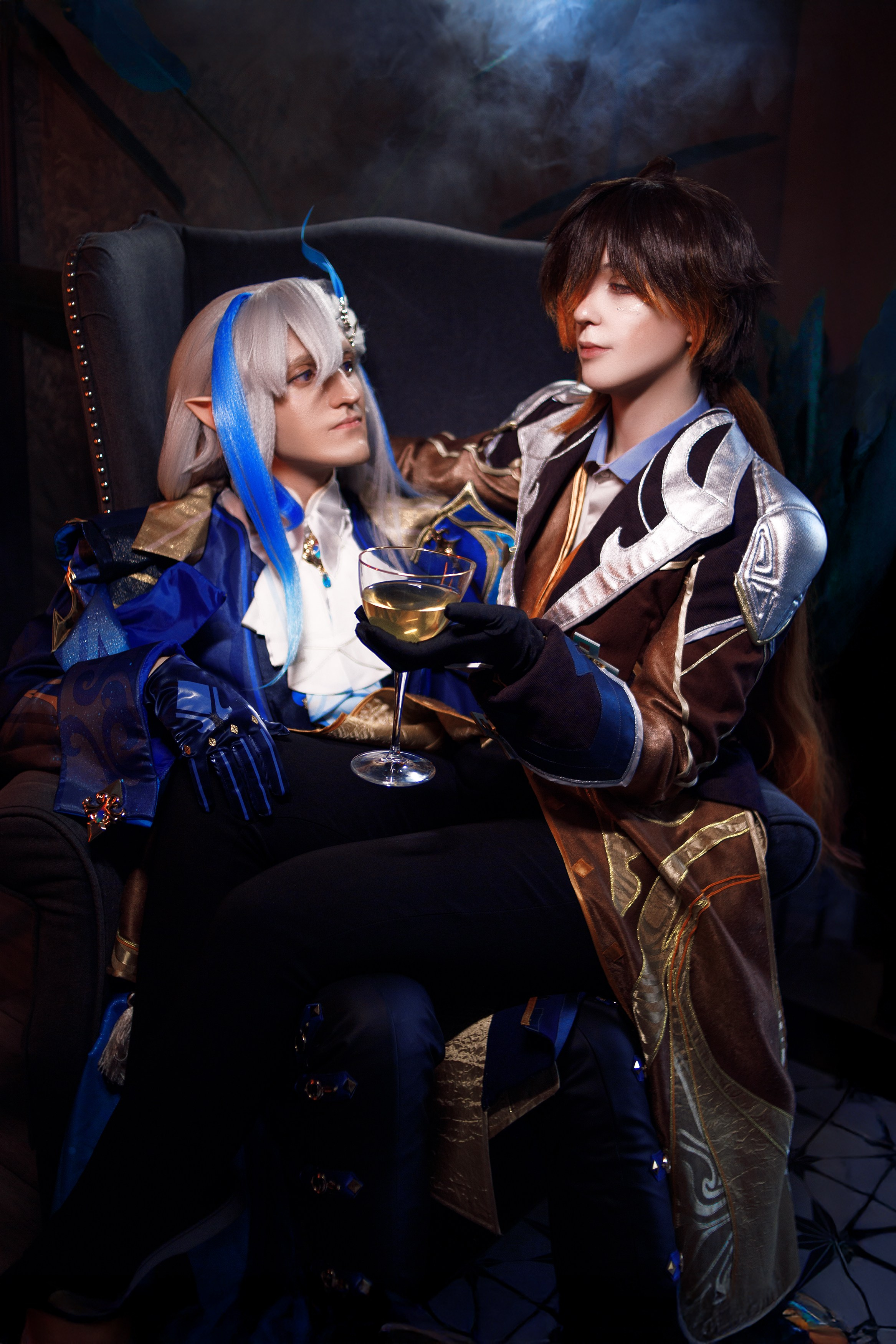 GENSHIN IMPACT: Zhougli & Neuvillette. Polaroud love