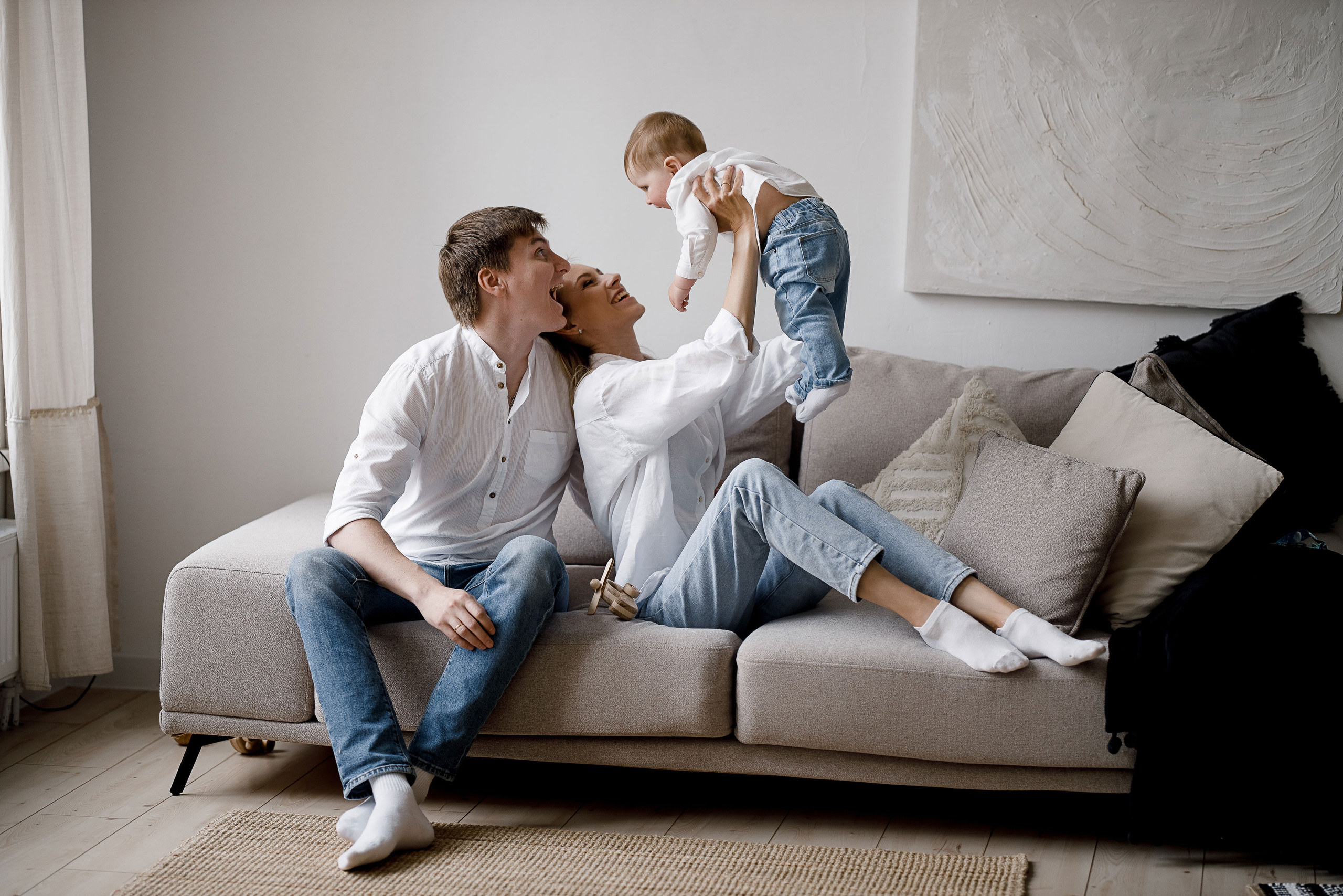 Семья. Саша, Даша, Мишутка. Пухова Татьяна фотограф в Перми