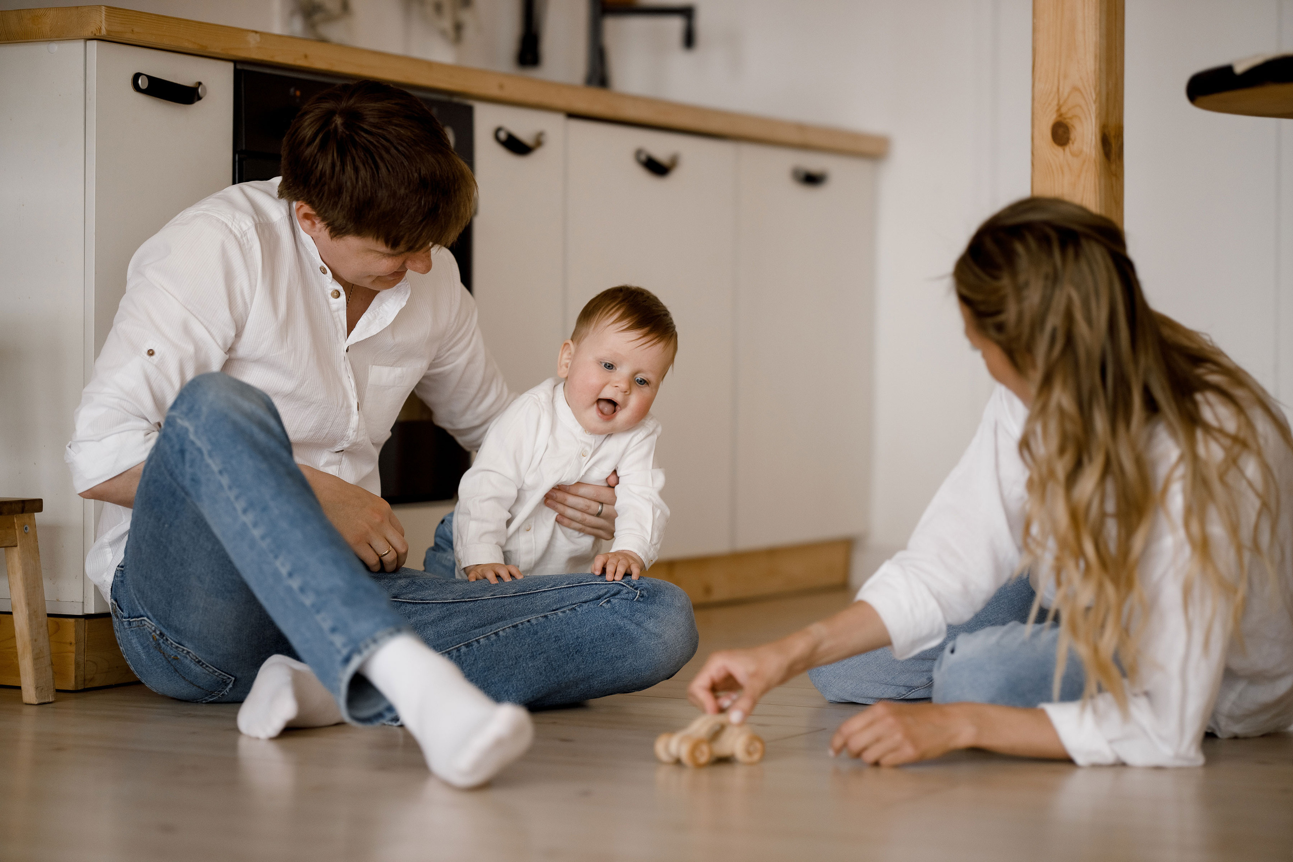 Семья. Саша, Даша, Мишутка. Пухова Татьяна фотограф в Перми