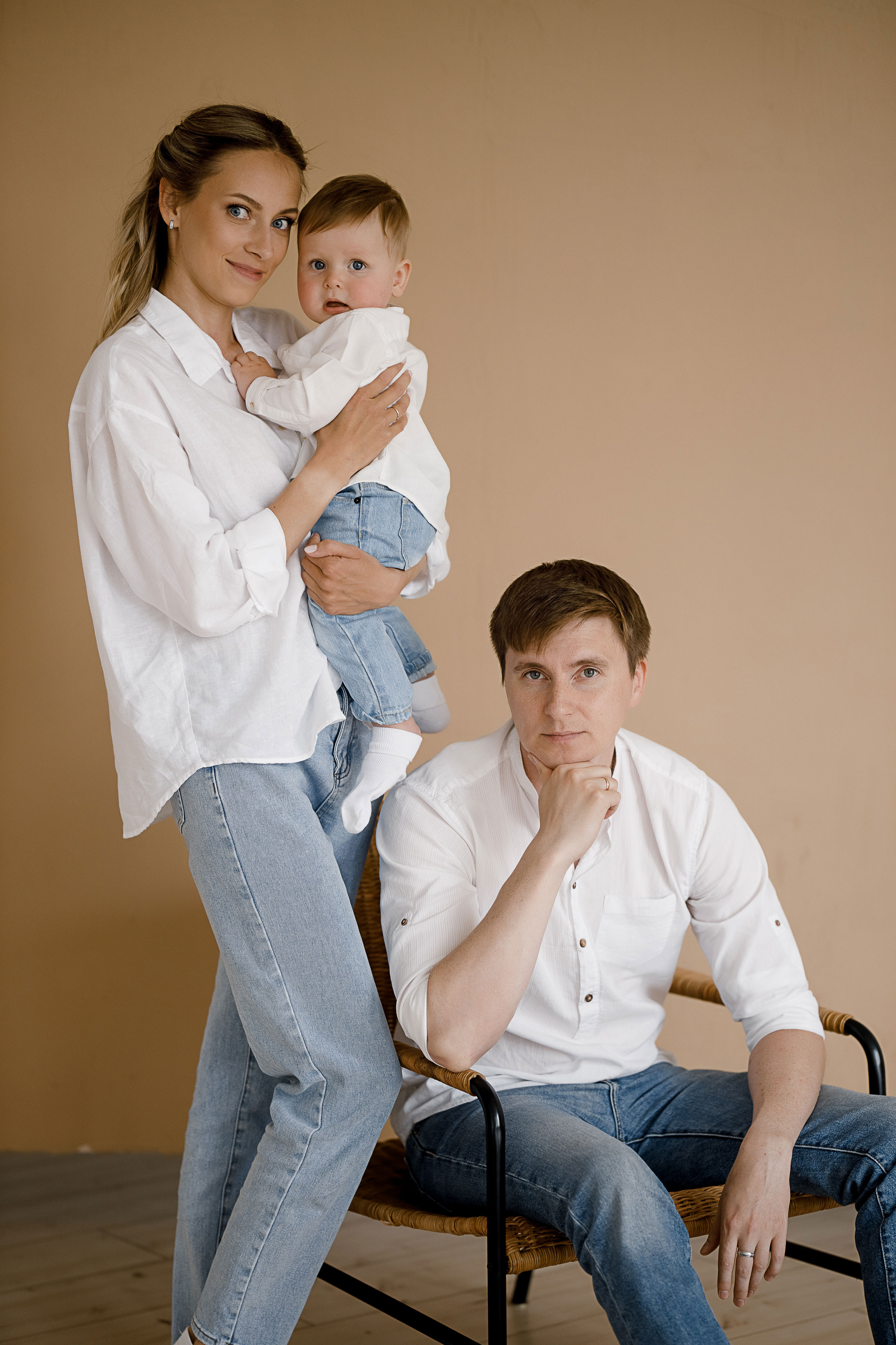 Семья. Саша, Даша, Мишутка. Пухова Татьяна фотограф в Перми