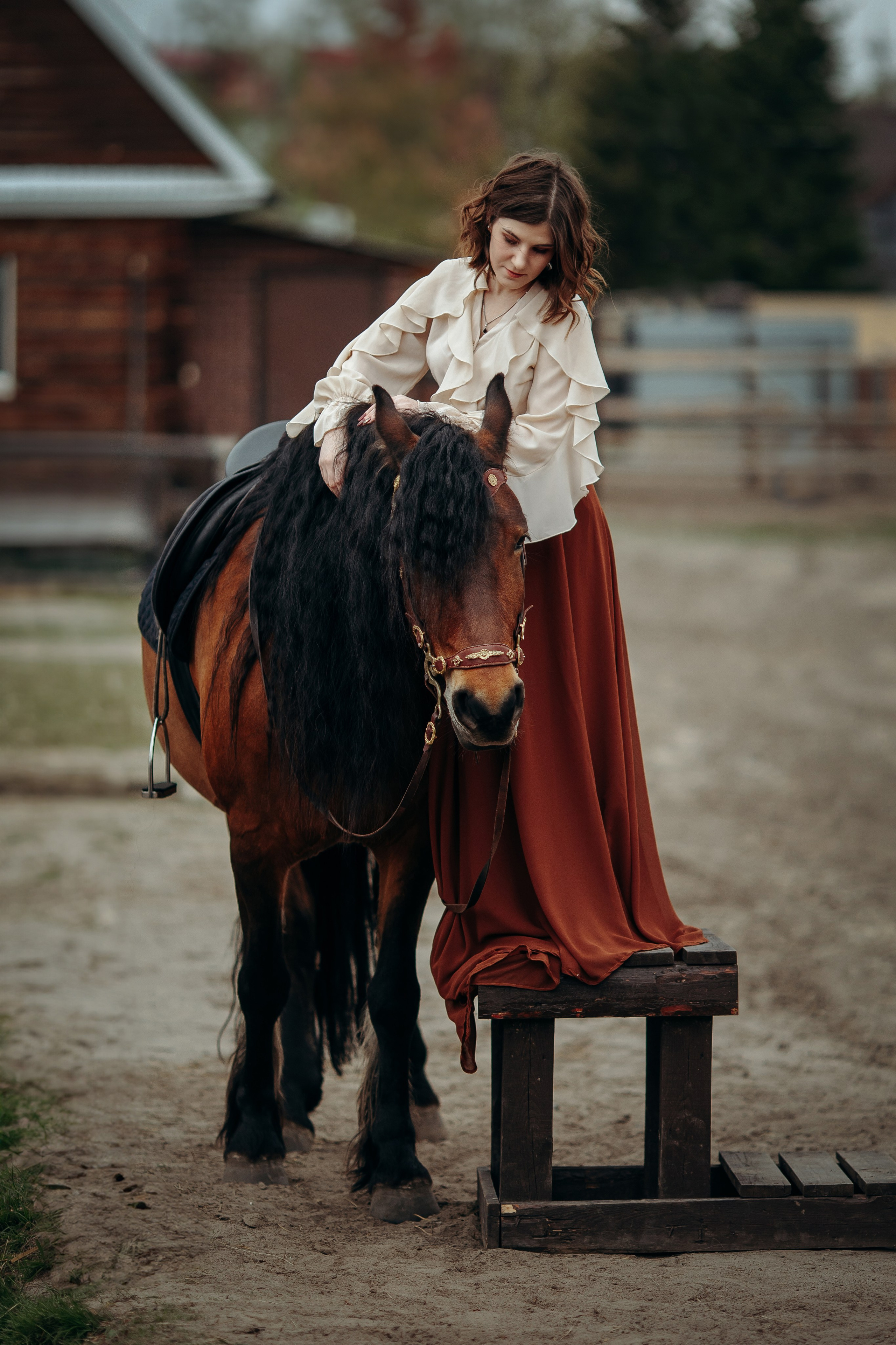 Евгения и Халветта. Анна Молчанова конный фотограф в Тюмени | фотосессии с лошадьми Тюмень