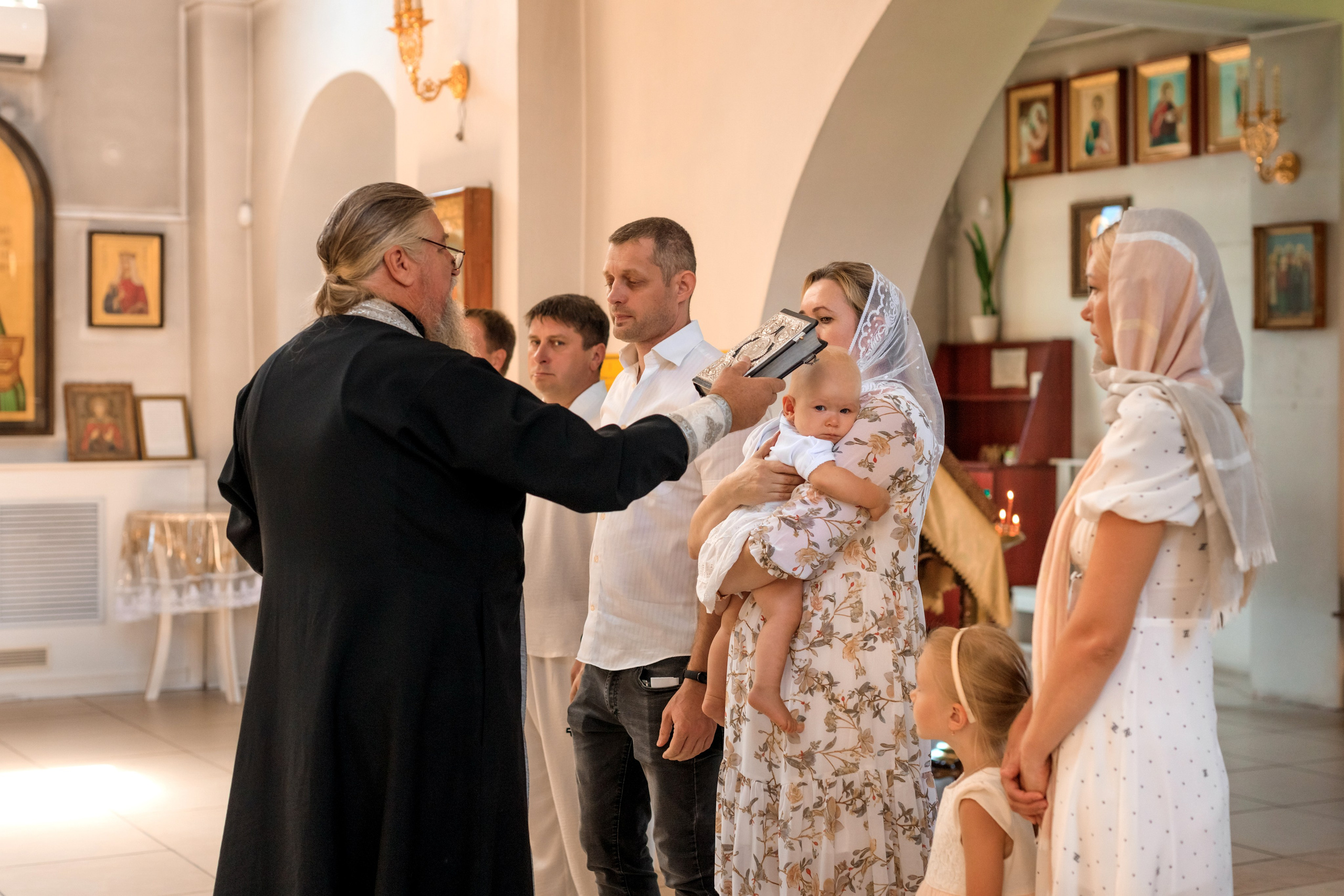 Крещение Анны. Семейный и детский фотограф в Краснодаре Элона Литвинова