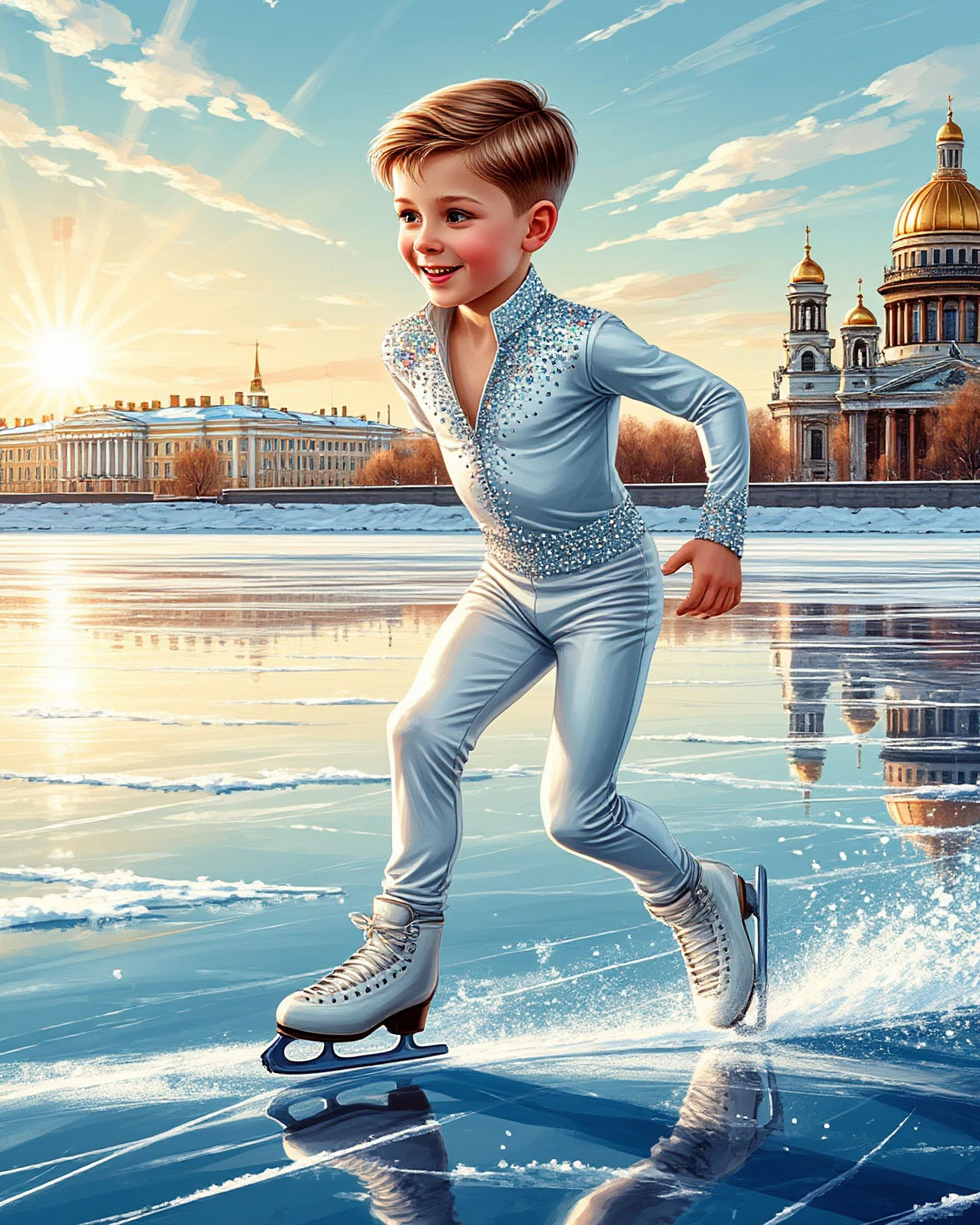 ФК мальчики с ФОНОМ. Фигурное катание для взрослых и детей на Васильевском 🌟