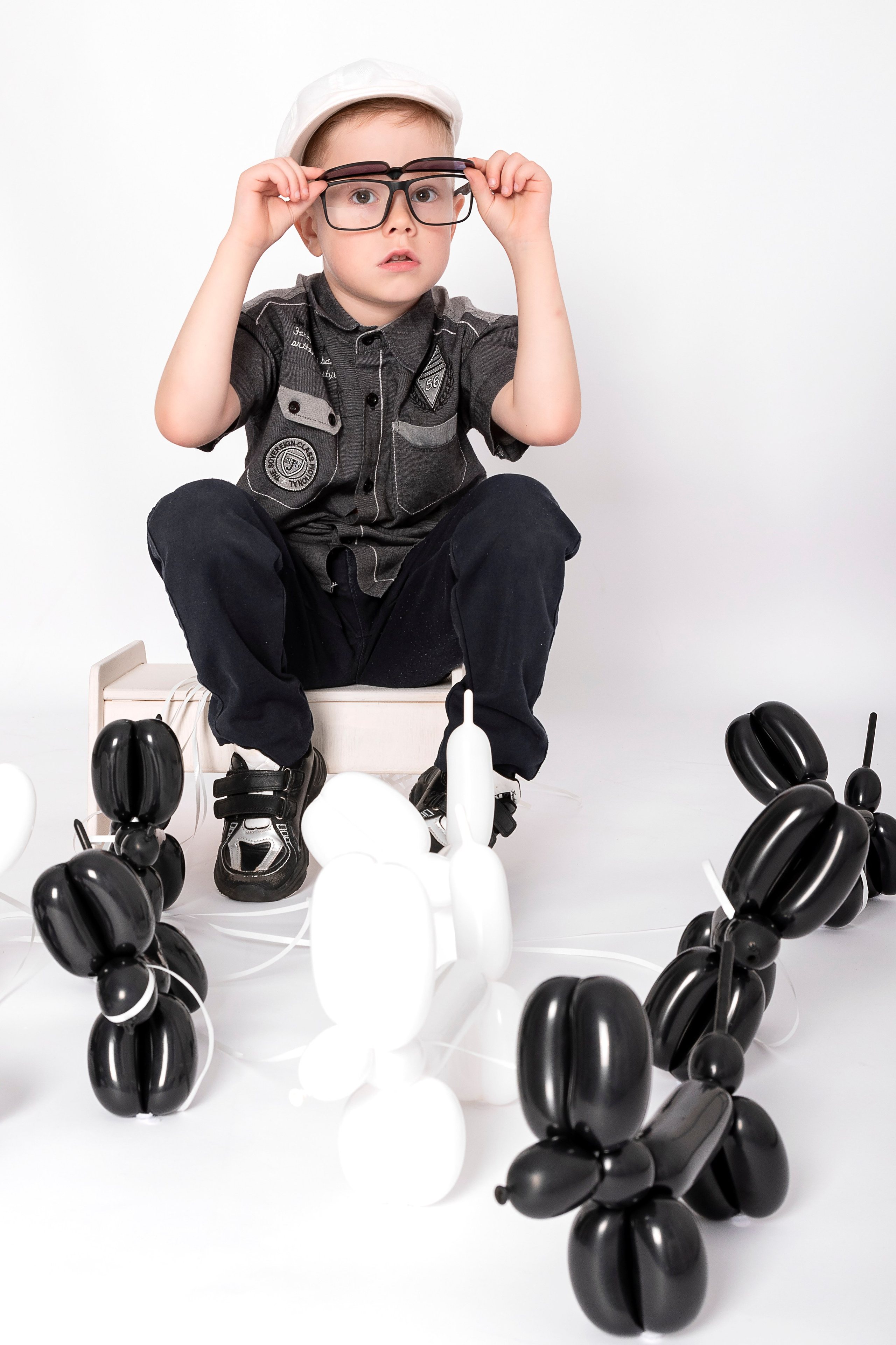 Фотосессия с воздушными собачками для Максима. Фотограф Наталья Жильцова