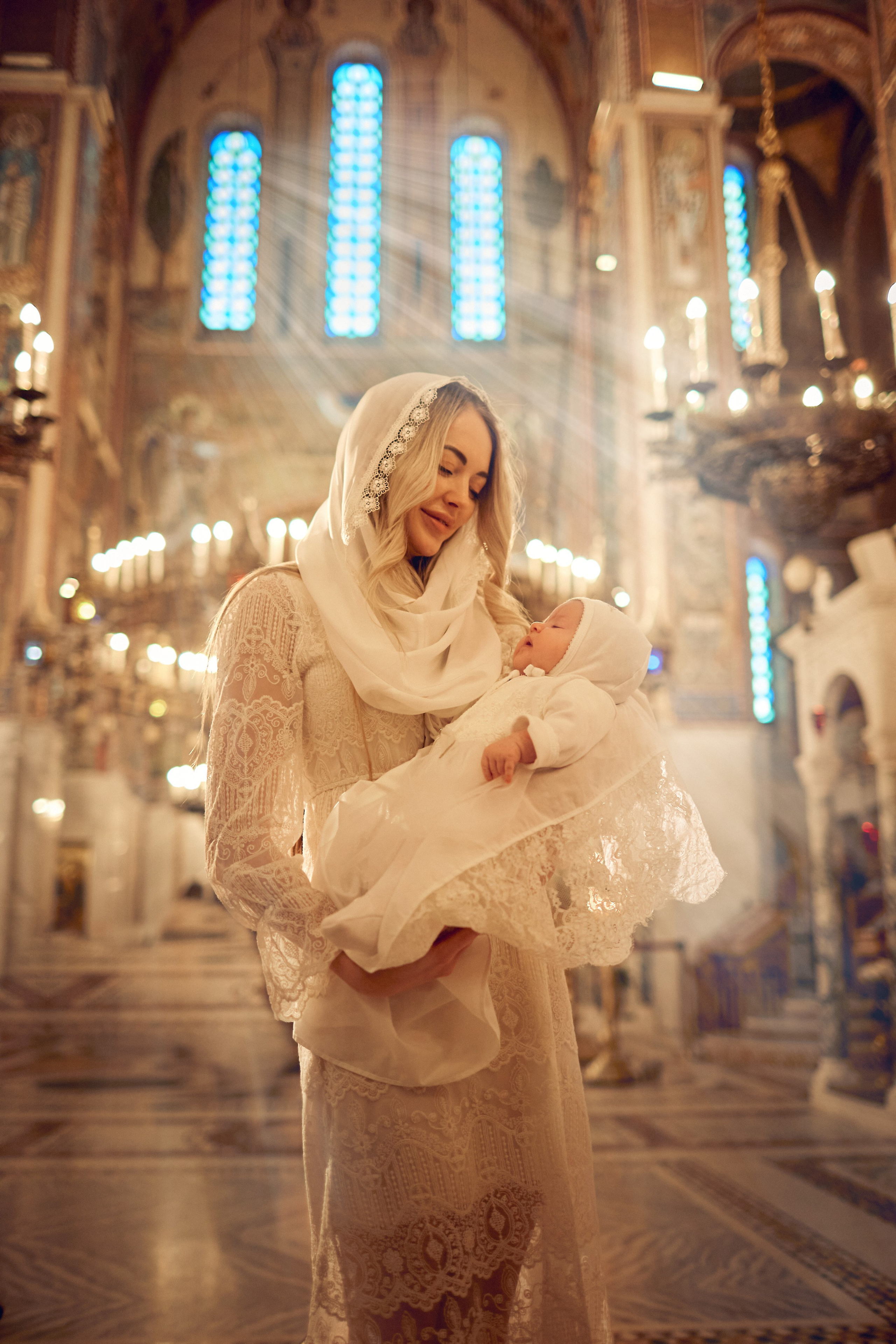 Таинство Крещения. Фотограф Москва|Ясенево Яна Новокрещенных