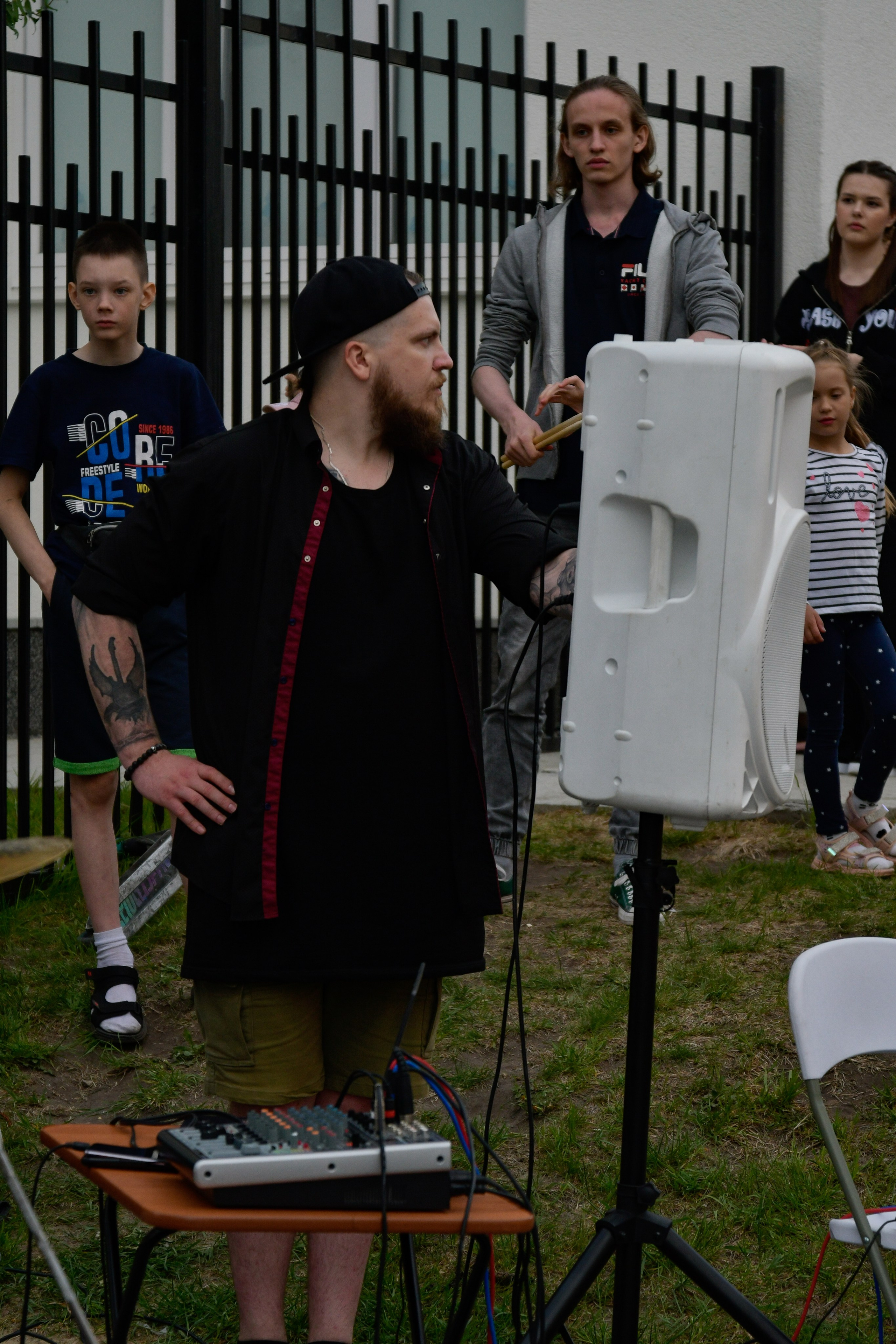 Концерт школы барабанов в соседском центре. Фотографы в Тюмени Андрей и Лидия Войвод