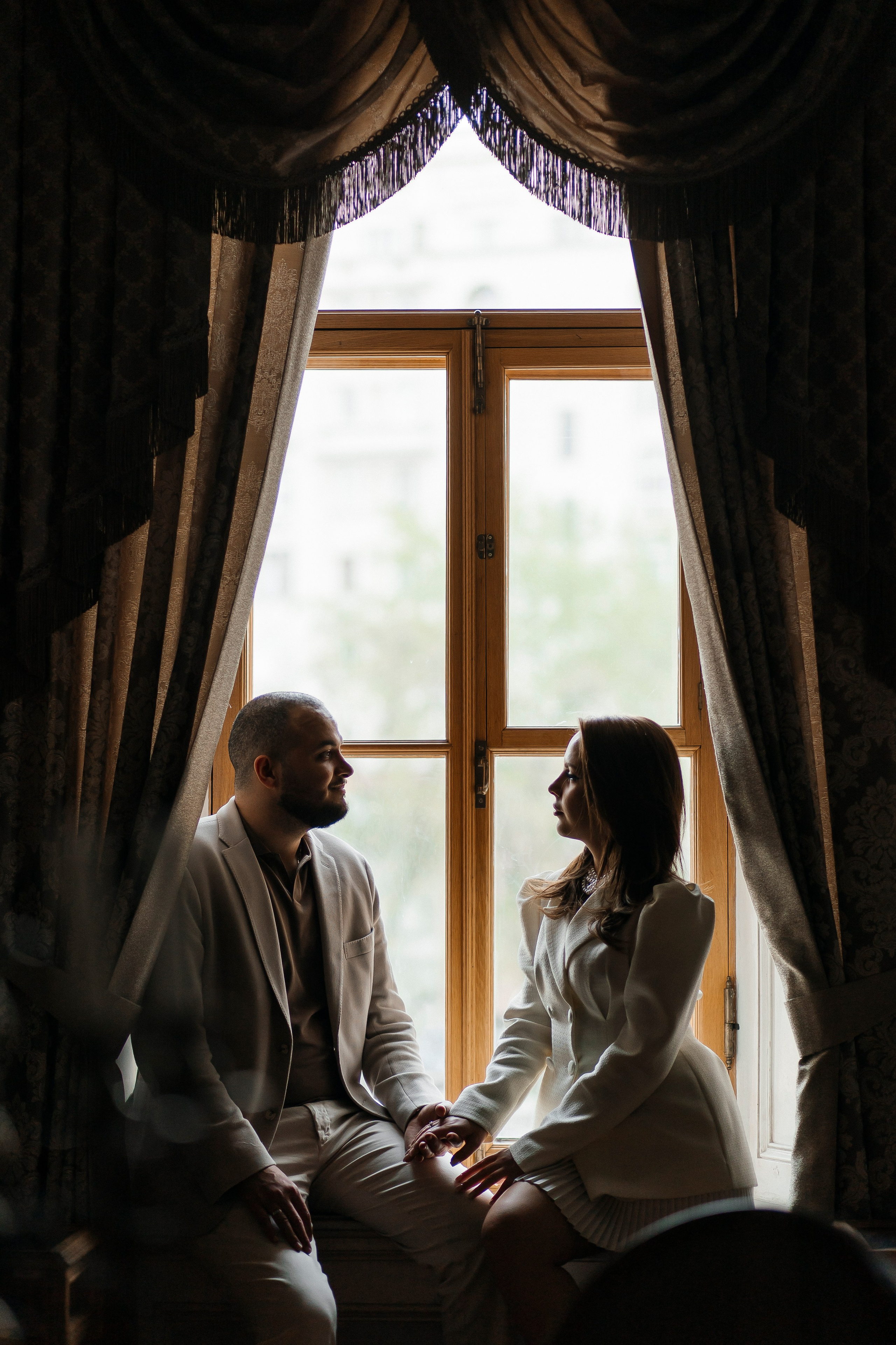 Анастасия и Мостафа (библиотека + прогулка). Фотограф в Москве Екатерина Потапова