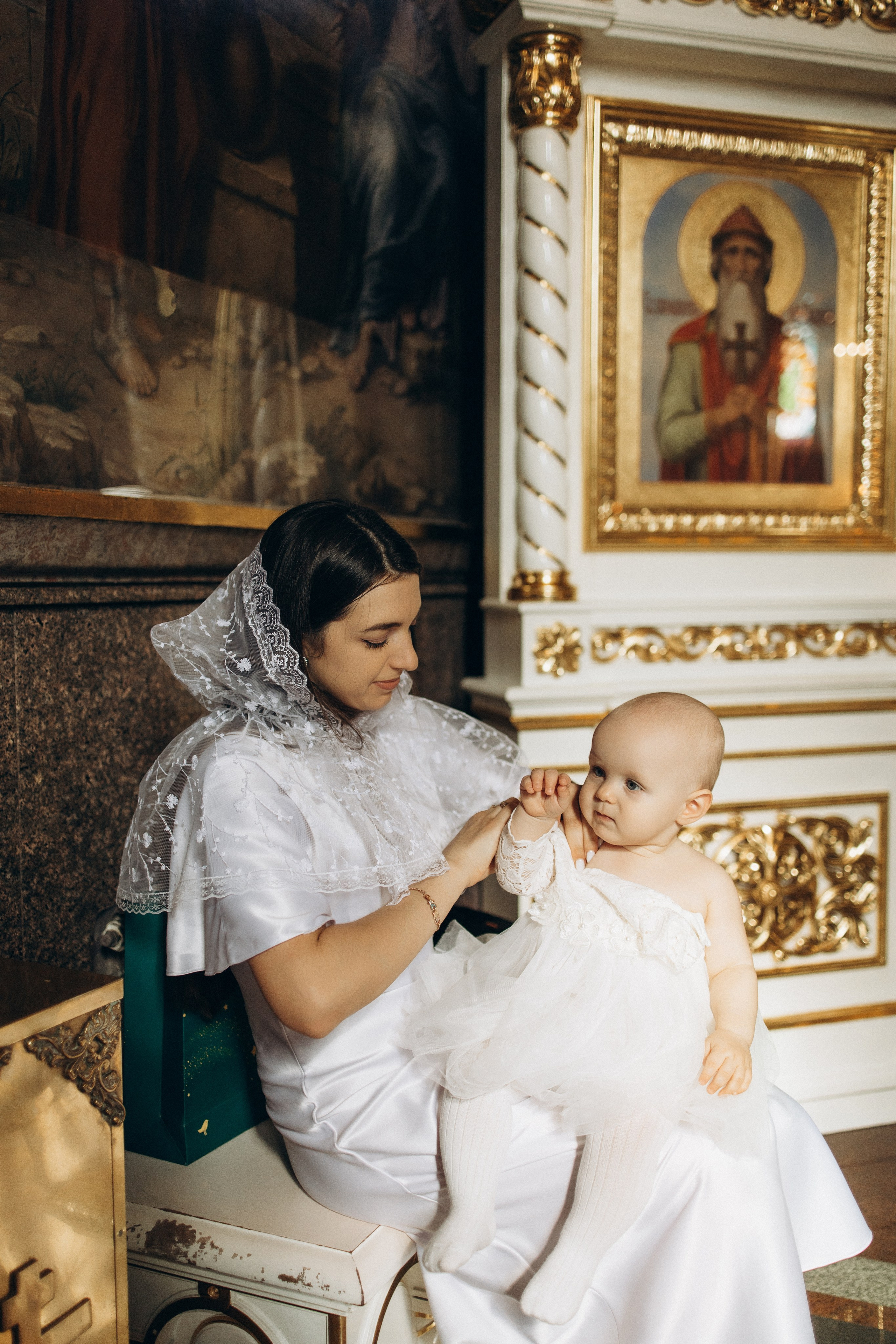 Крещение Арины. Самый теплый фотограф в Краснодаре Рябоконь Ксения