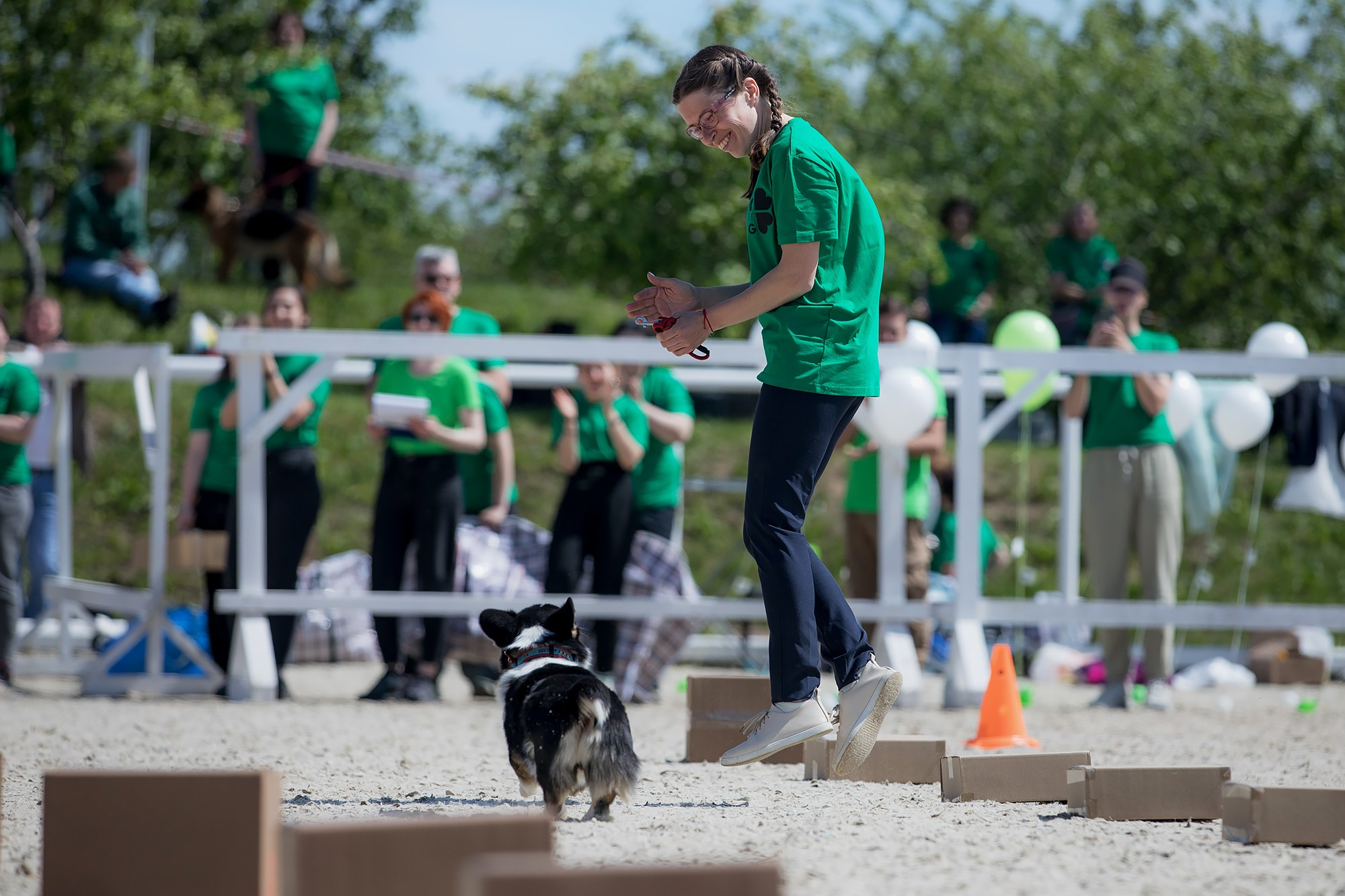Показательные выступления по NoseWork на выставке «Россия». Фотограф-анималист Mary Mart — Москва, Питер
