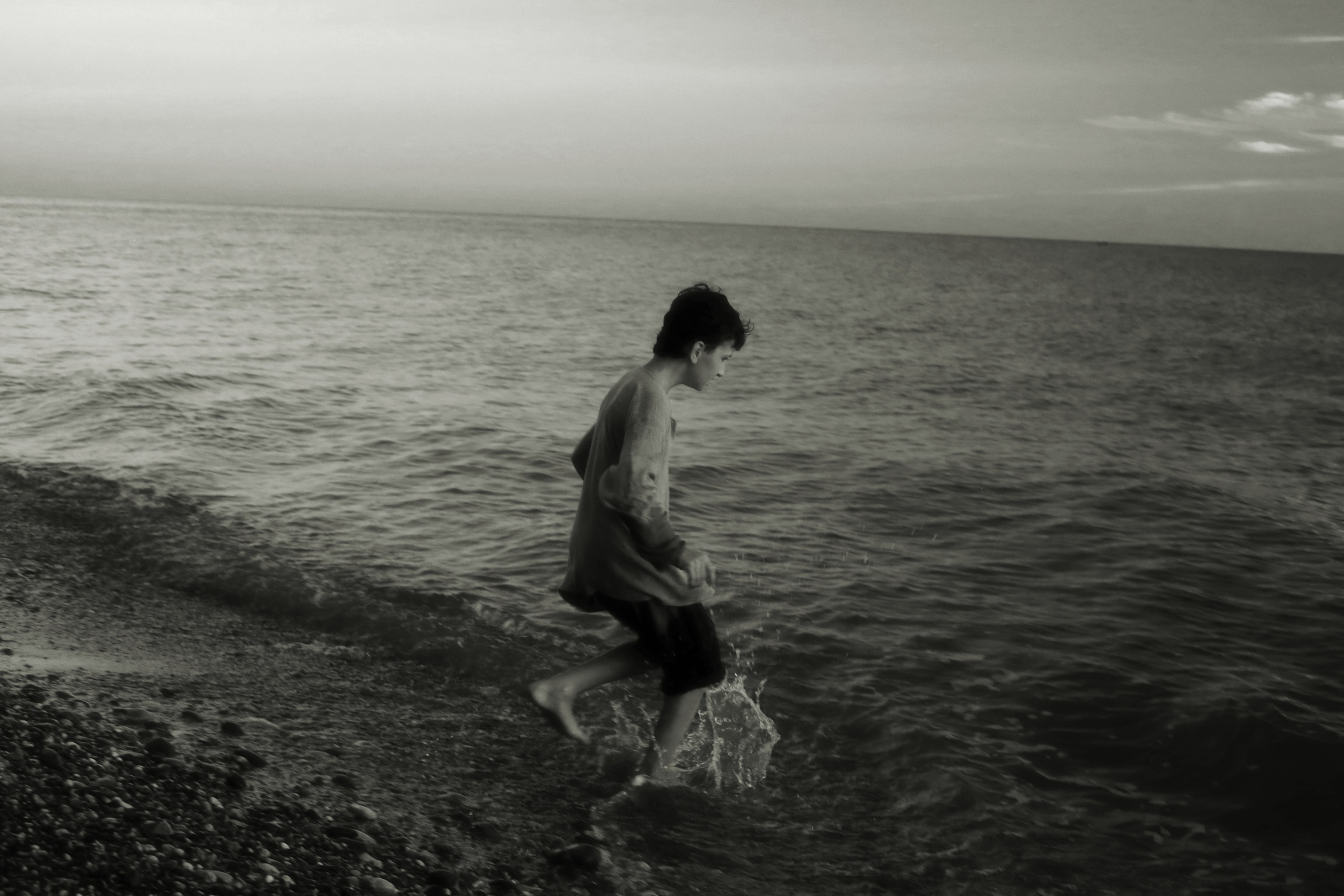 Кинематографическая съемка. Старик и дети. Ekaterina Beridze