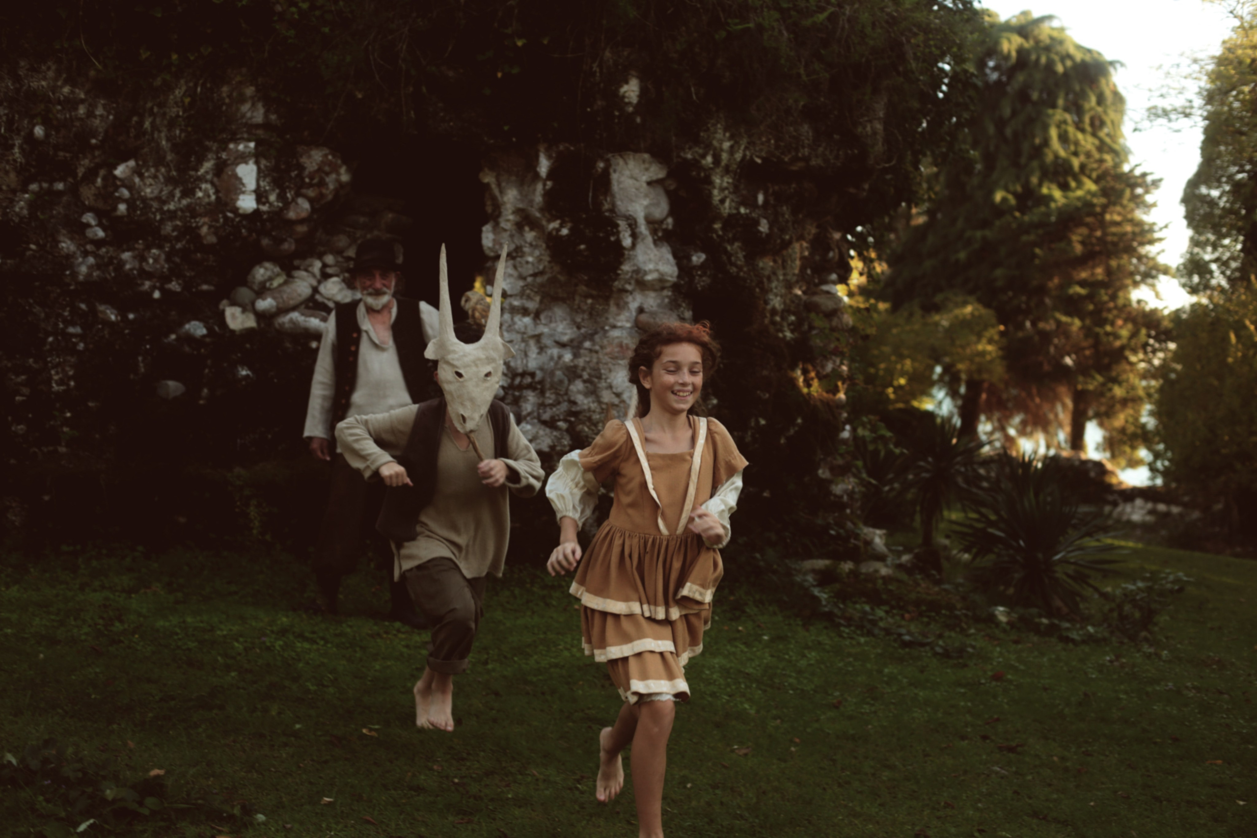 Кинематографическая съемка. Старик и дети. Ekaterina Beridze