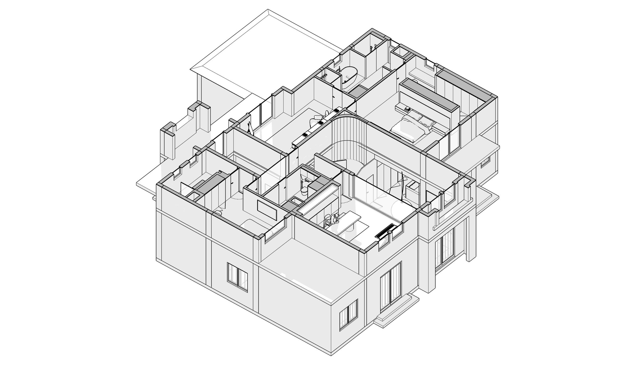 Дубай · Частный дом · 410 м². Дизайн интерьера в Калининграде — студия Dune Design. Архитектурный минимализм для жилых и коммерческих пространств