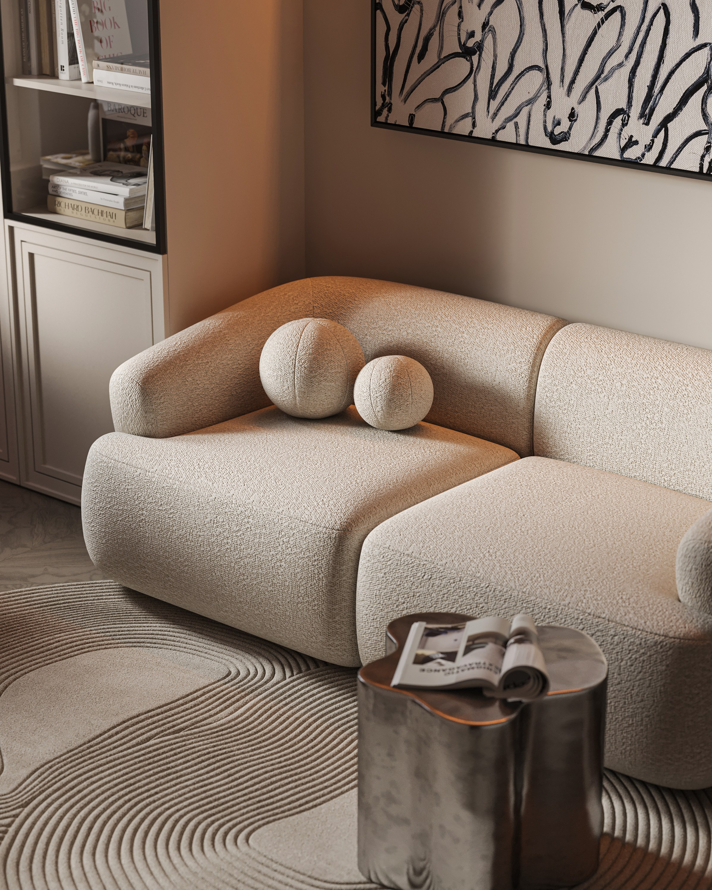 Кабинет ЖК «Континенталь». 3D визуализация интерьера Надежда Соколова