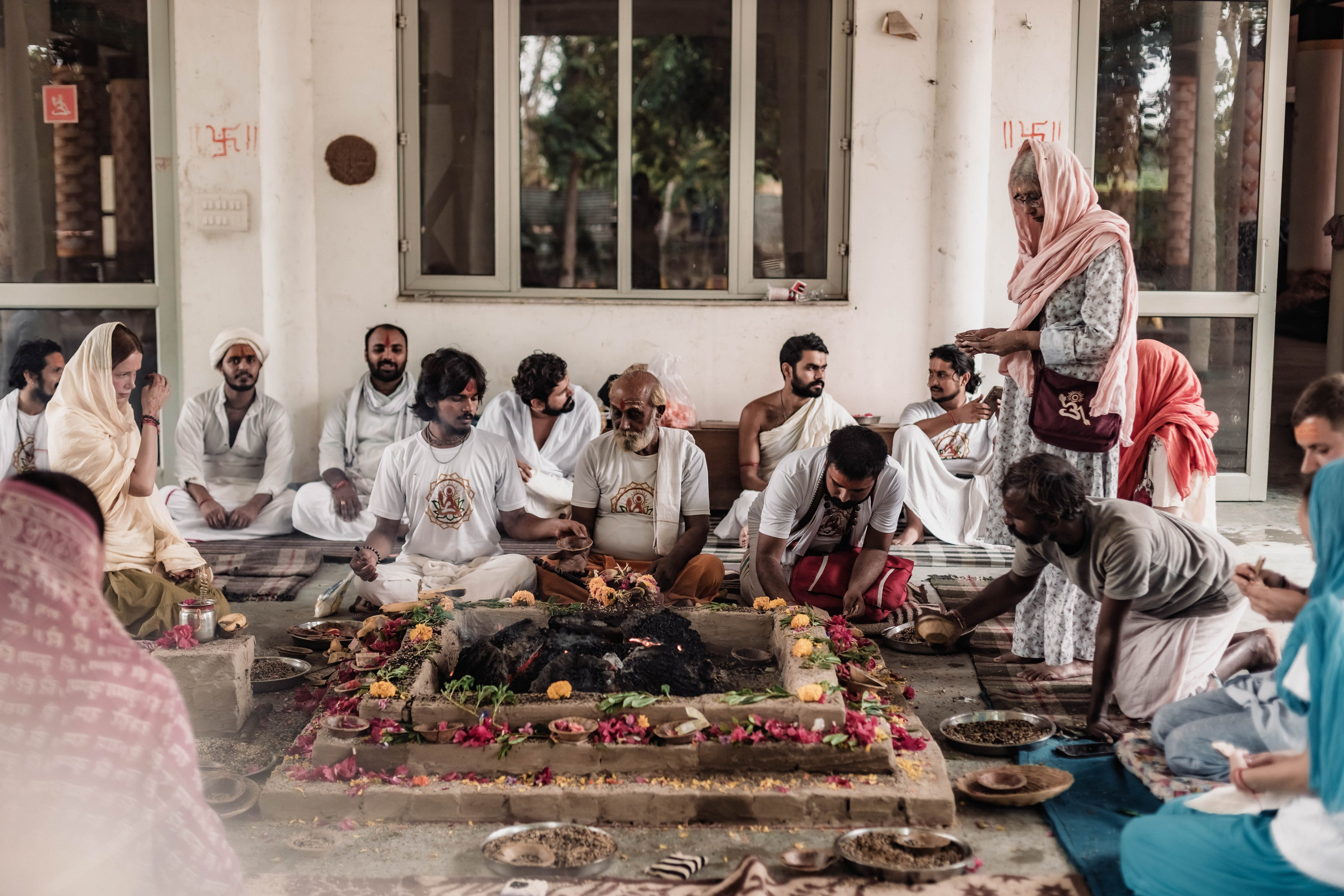 Pitri Paksha yagyas & poojas Devraha Baba ji ashram. Mariam Bagdasaryan