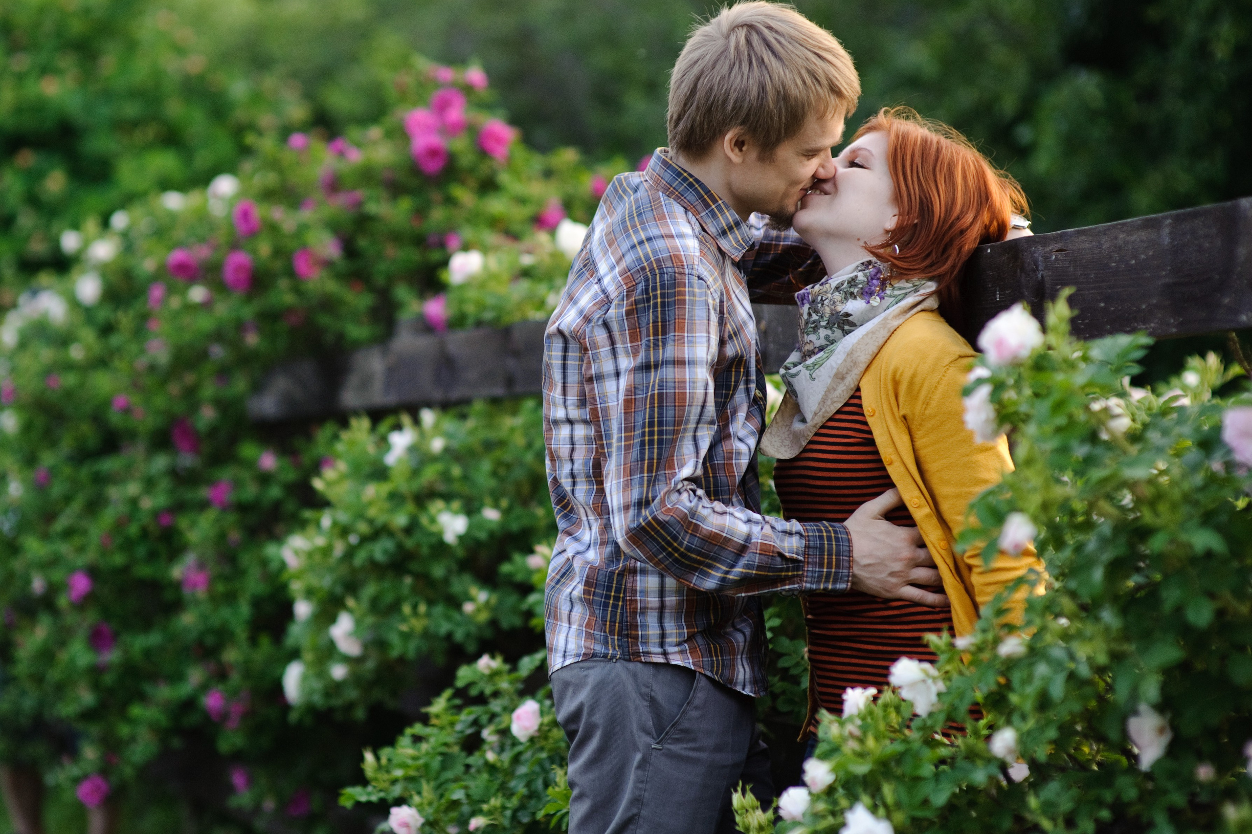 Мария и Александр. Прогулка, Москва. Семейный фотограф Анна Дубовская