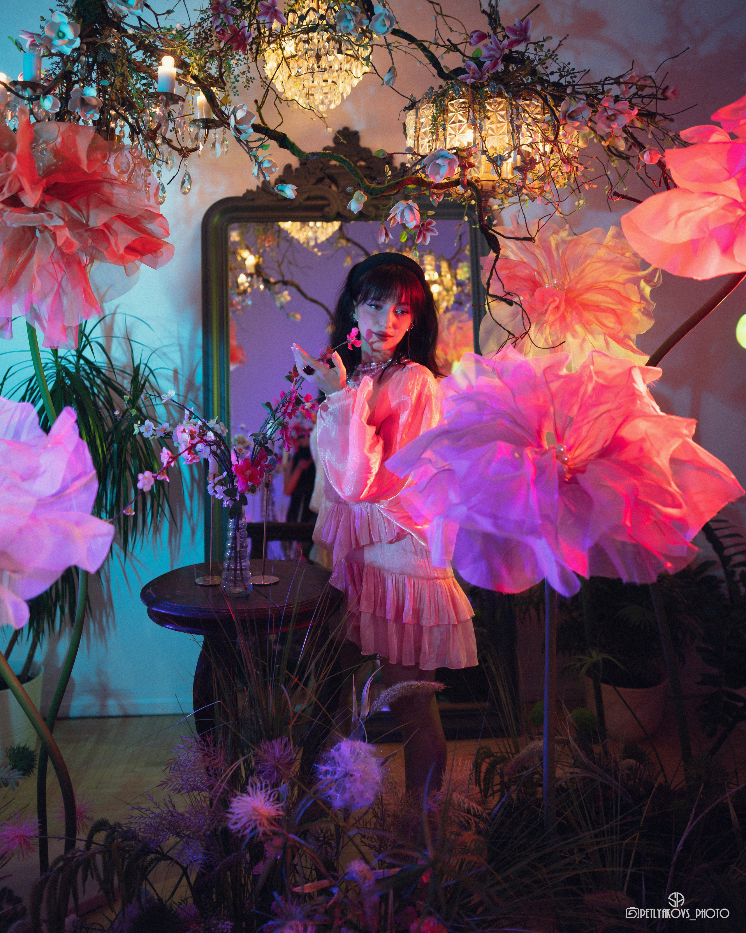 Photoshoot with Tbilisi flowers