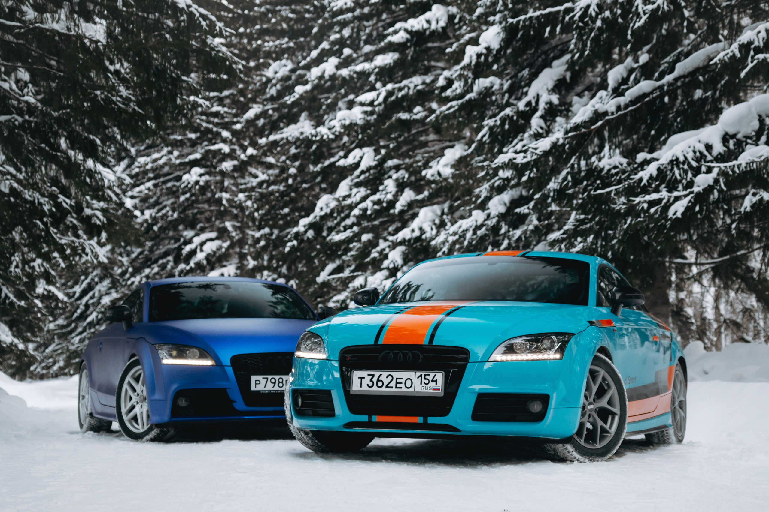 Audi TT shades of blue. Автомобильный фотограф и видеограф в Новосибирске|Александра Косухина
