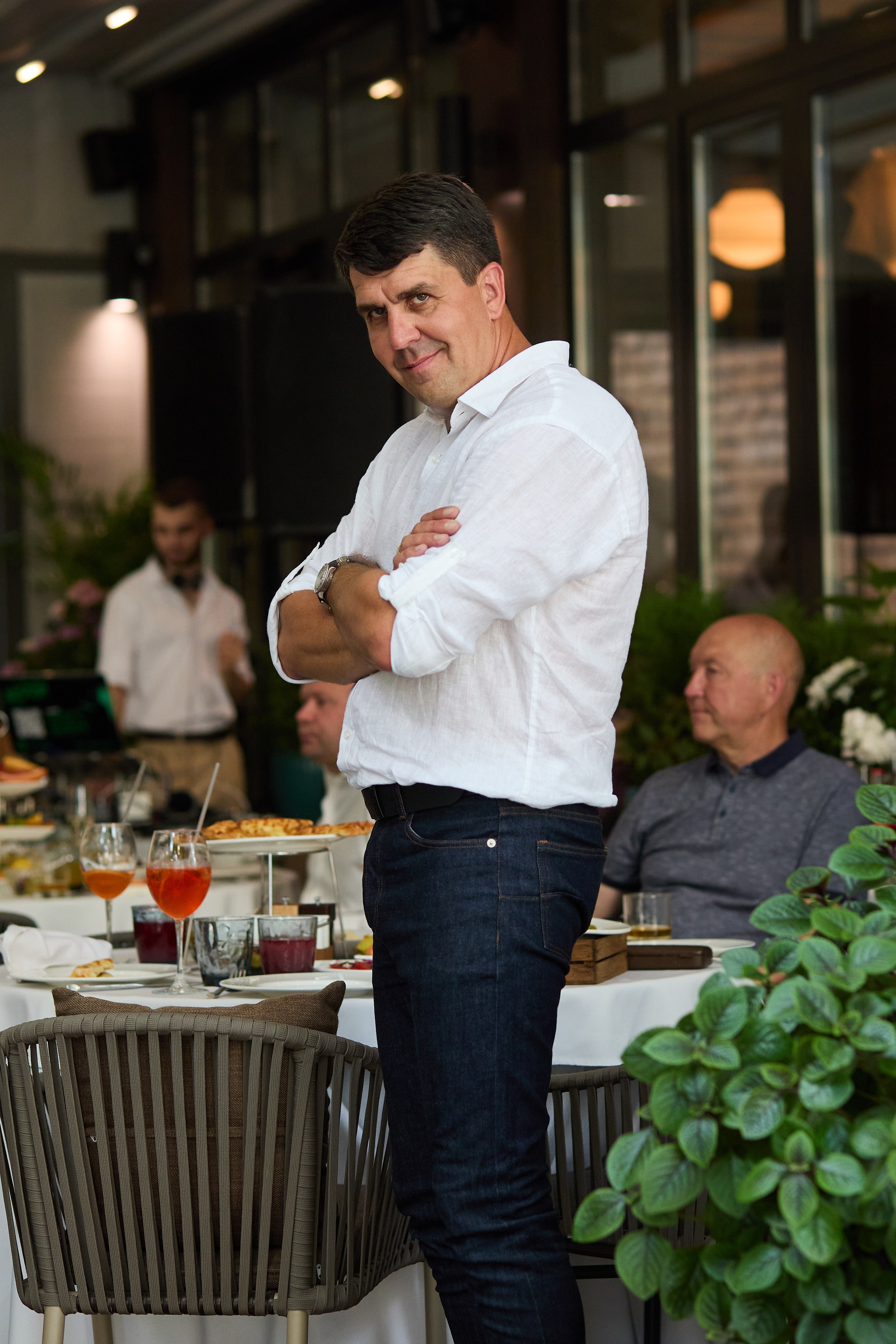 День Рождения 45 лет в ресторане «Ривьера». Александр Осин — корпоративный и семейный фотограф в Москве