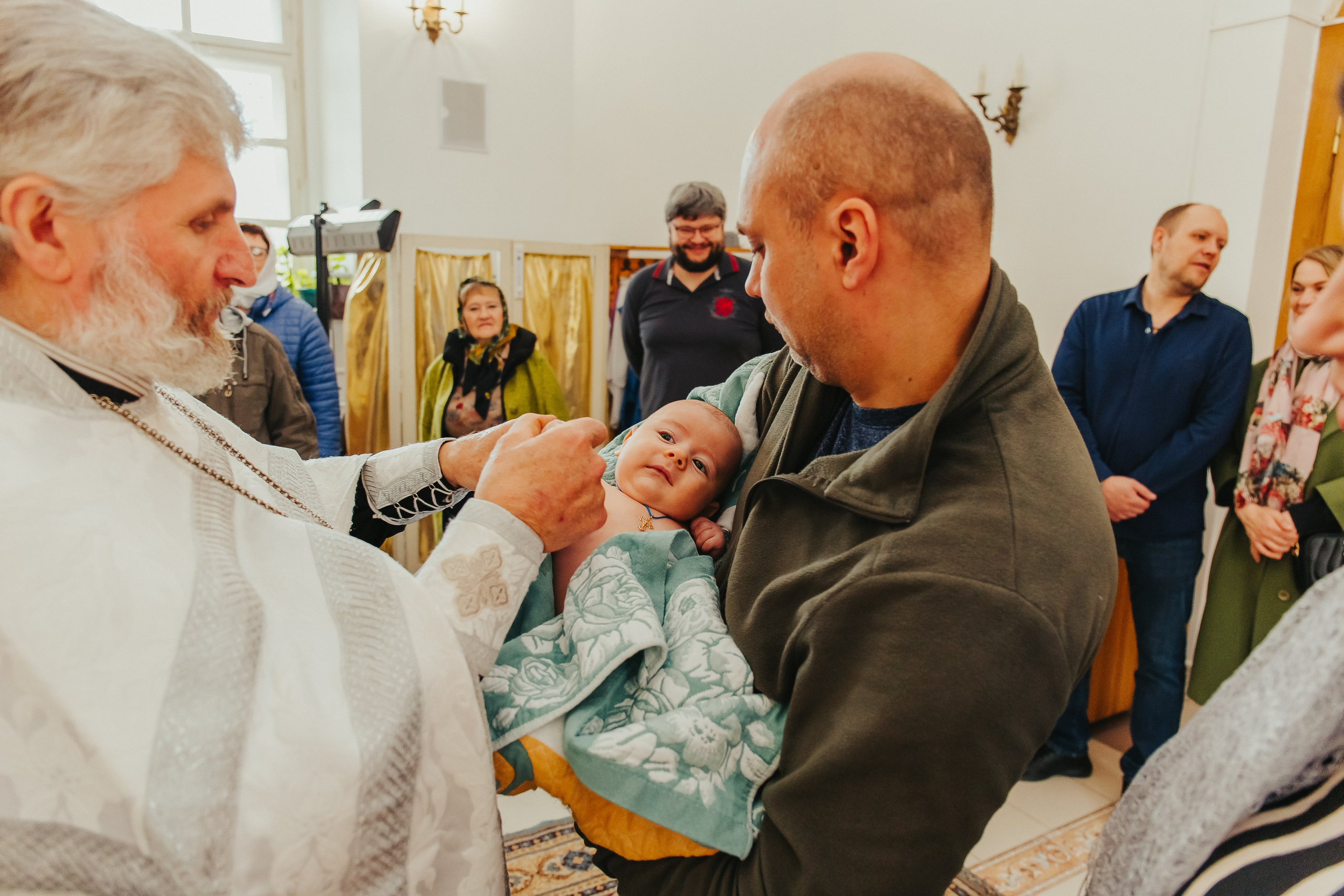 Фотосъемка крещения ребенка. Фотограф новорожденных и детский в Сергиевом Посаде Кругликова Юлия