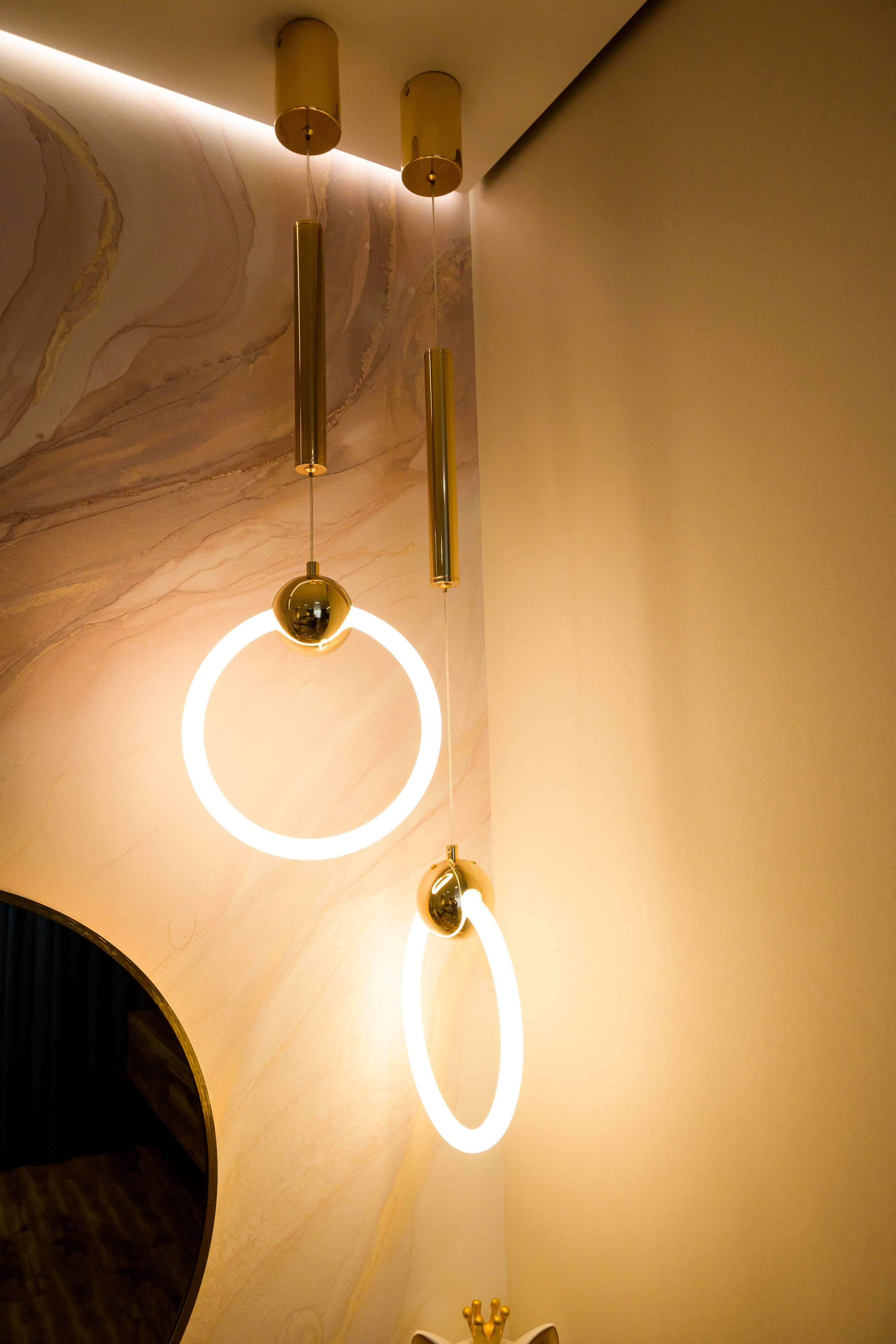 The apartment is in a modern style. Fotograf Dmitrii Donets