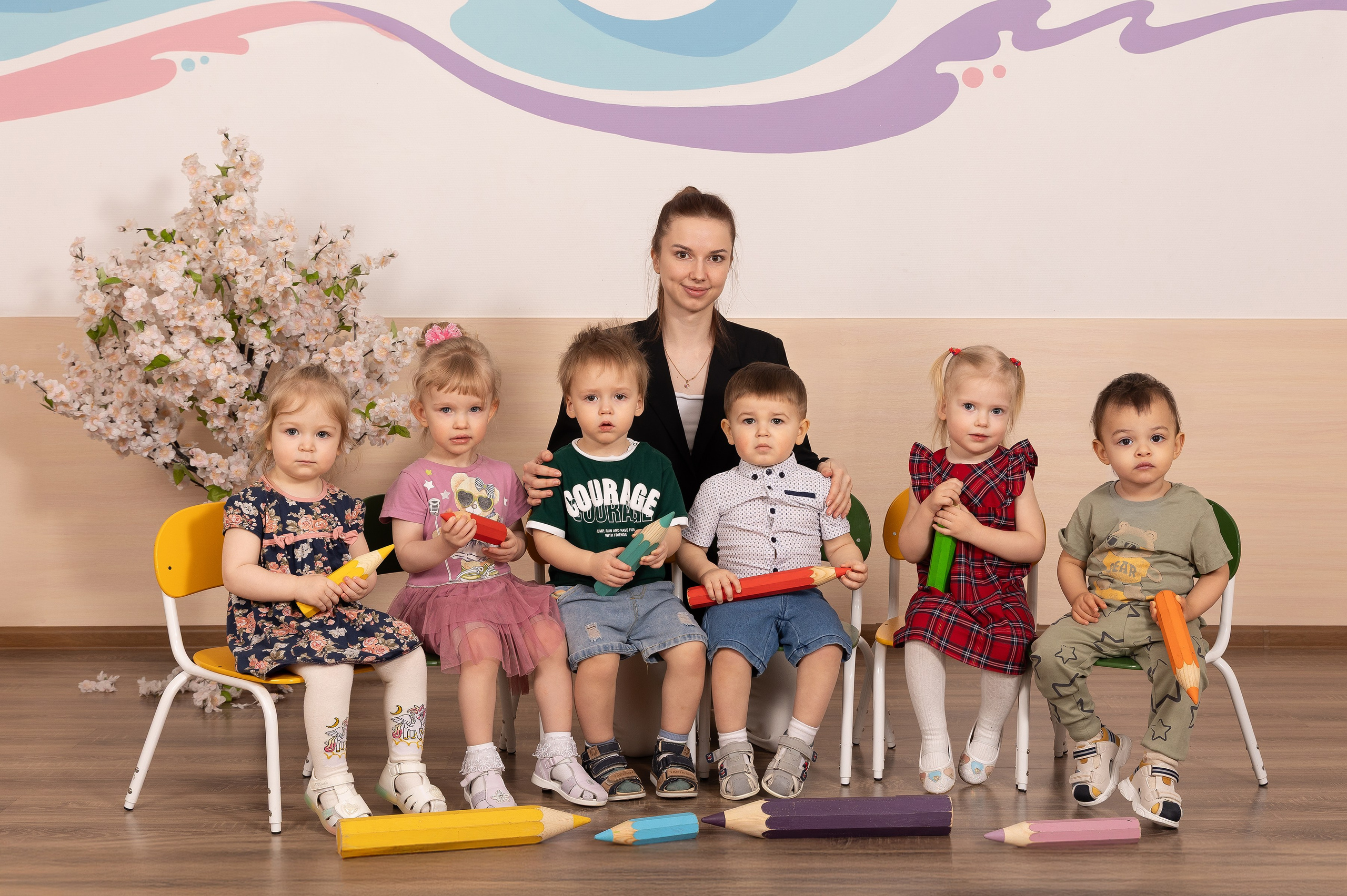 Детские сады. Выпускные альбомы. Детская сюжетная съемка