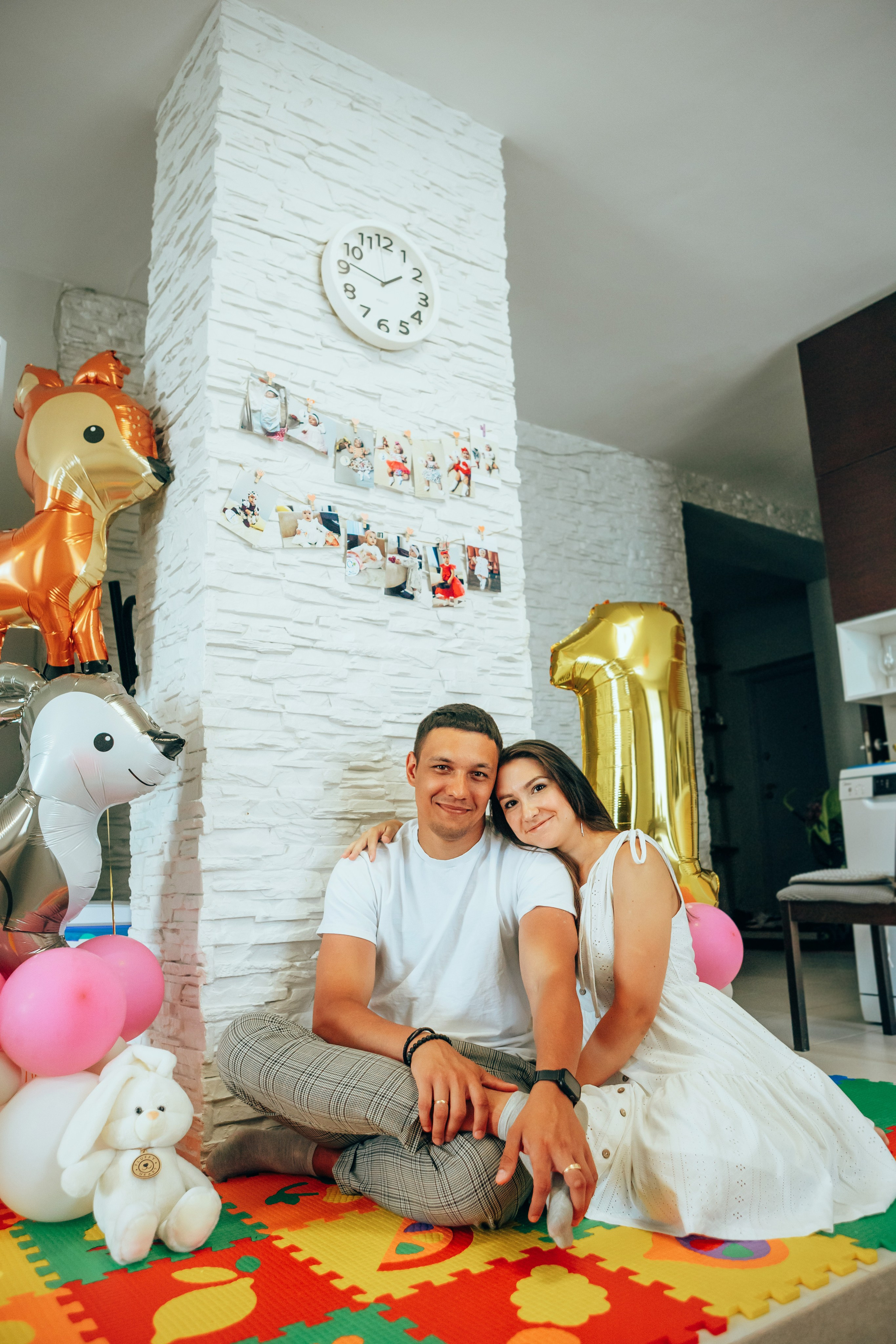 Первый День Рождения Вики. Семейный и детский фотограф в г. Новосибирске Макеева Анастасия