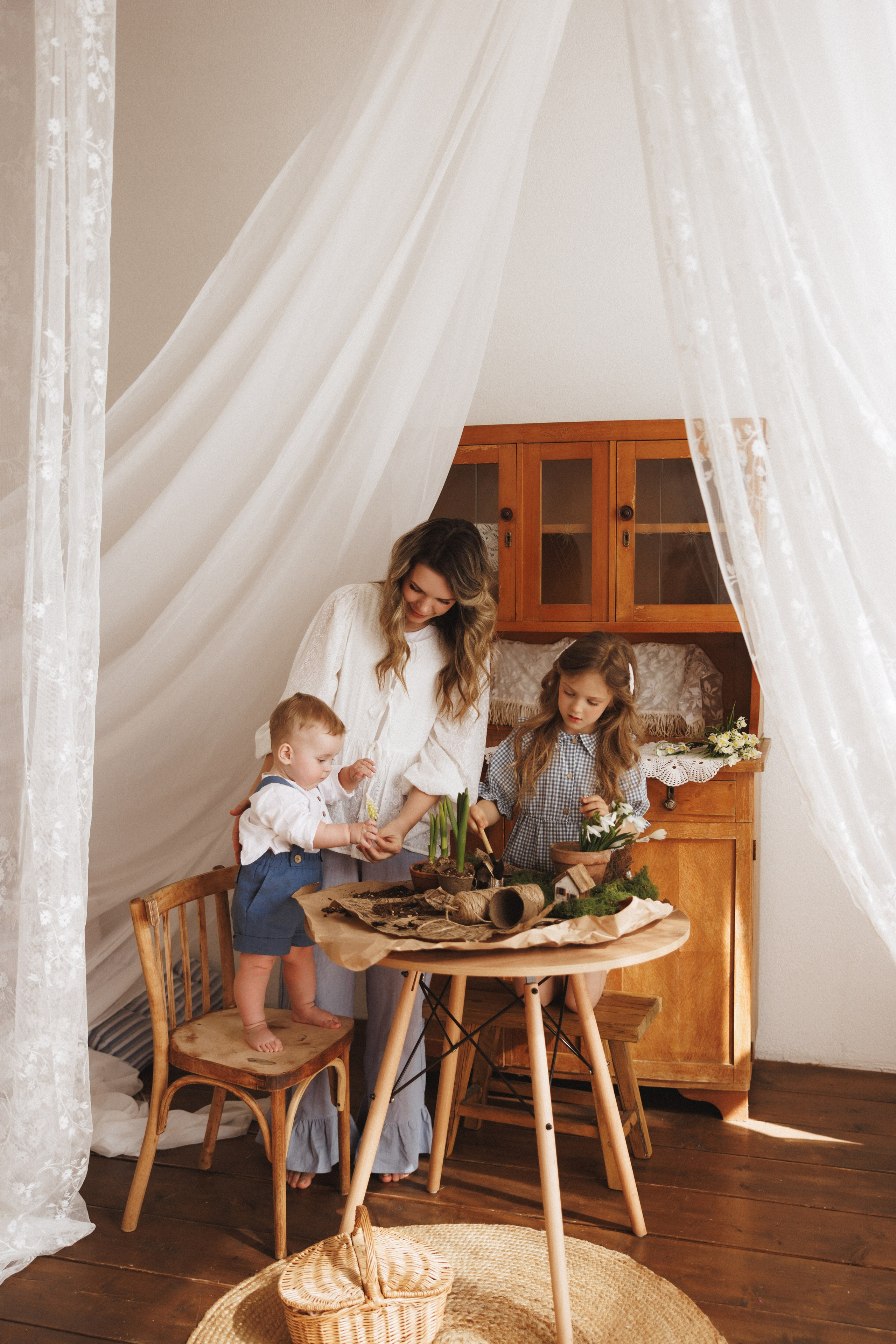 Фотосессия в стиле «Садовник», фотостудия «Mestone», город Краснодар. Семейный и детский фотограф в Краснодаре Анна Трашкова