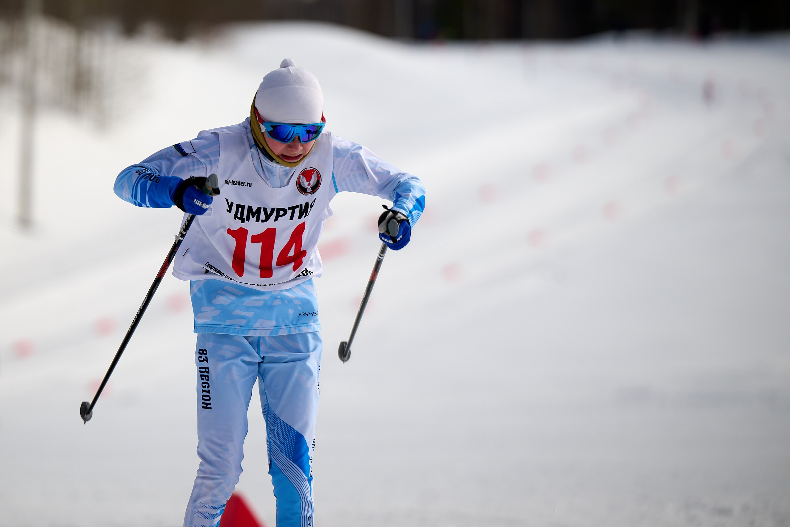 Всероссийские соревнования по лыжным гонкам «Пионерская правда». Ижевс. Спортивный репортажный фотограф в Ижевске Сергей Мерзляков
