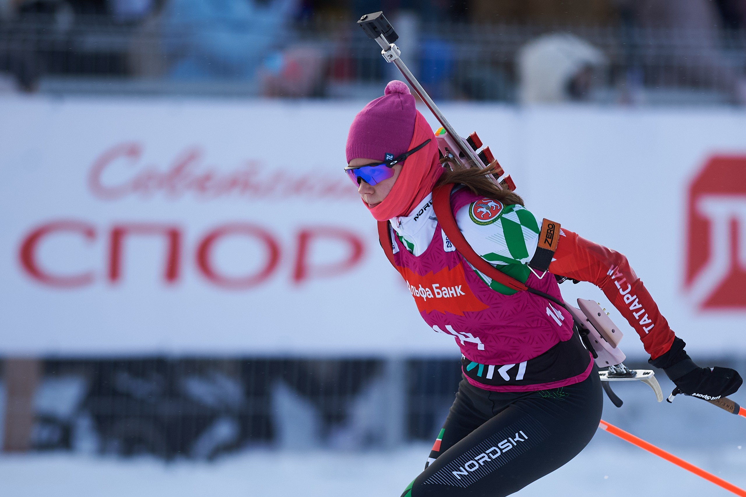 Ижевская Винтовка 55. Спринт. Женщины. Спортивный репортажный фотограф в Ижевске Сергей Мерзляков