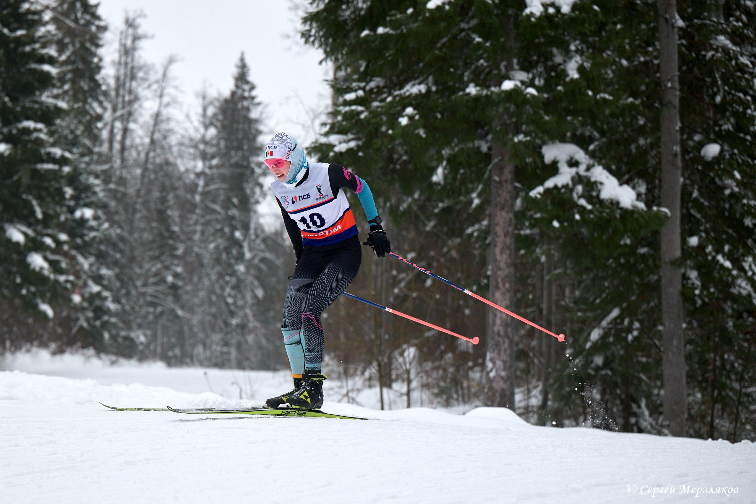 Всероссийские соревнования по лыжным гонкам на призы ЗМС Галины Кулаковой. Спортивный репортажный фотограф в Ижевске Сергей Мерзляков