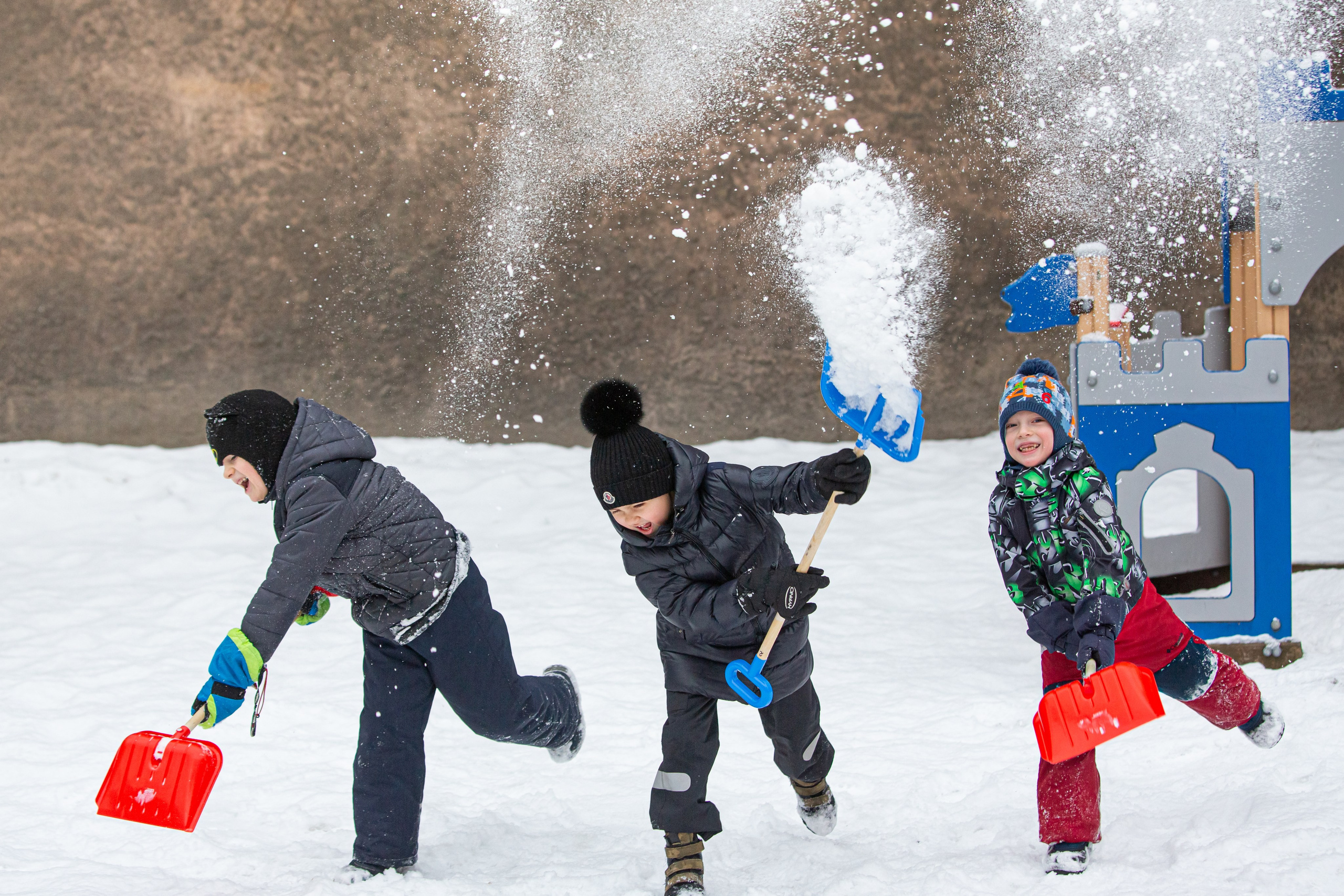 Зима в детском саду. Свадебный, семейный, детский фотограф в Санкт-Петербурге