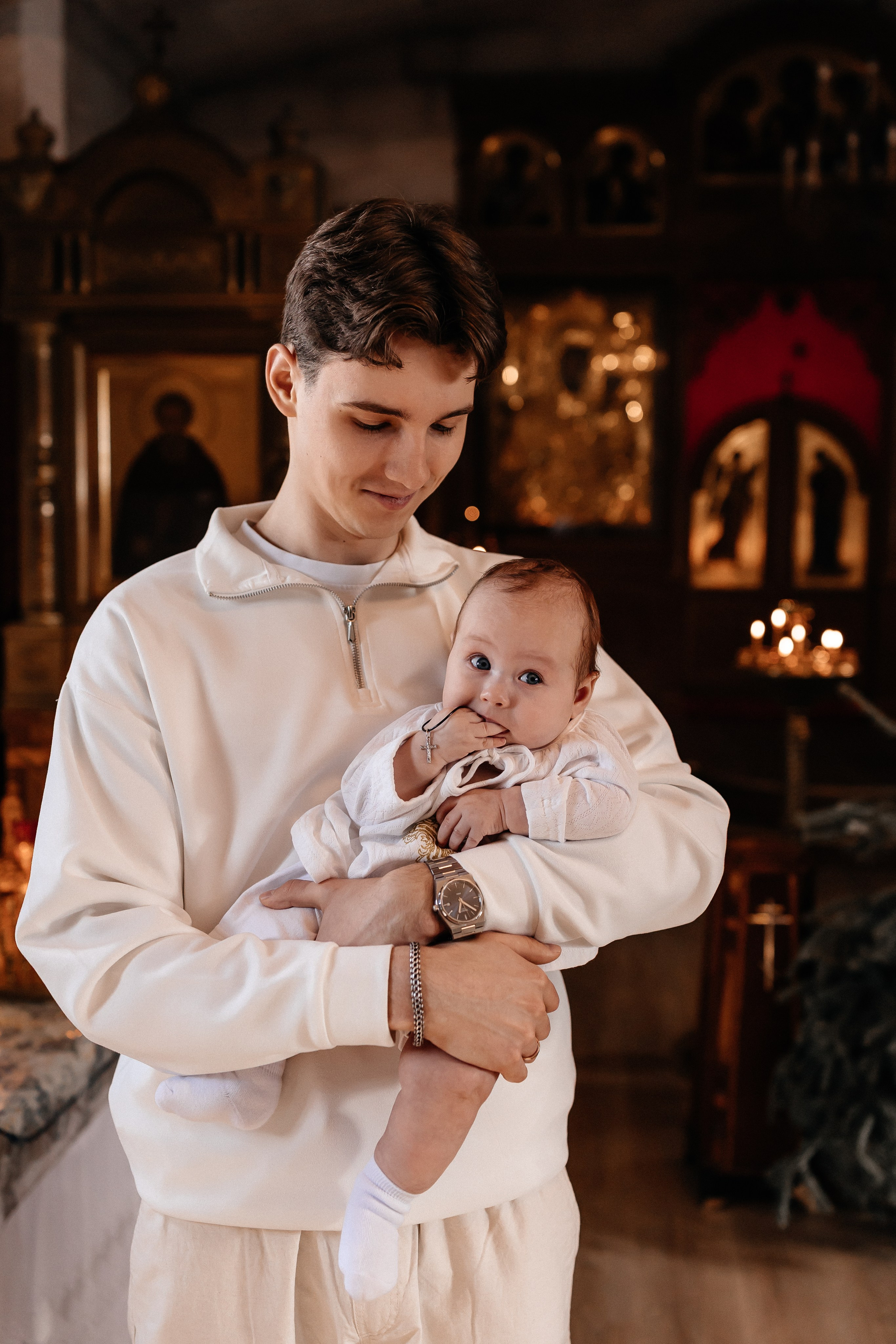 Крещение Артема. Семейный фотограф Минск Усова Ольга