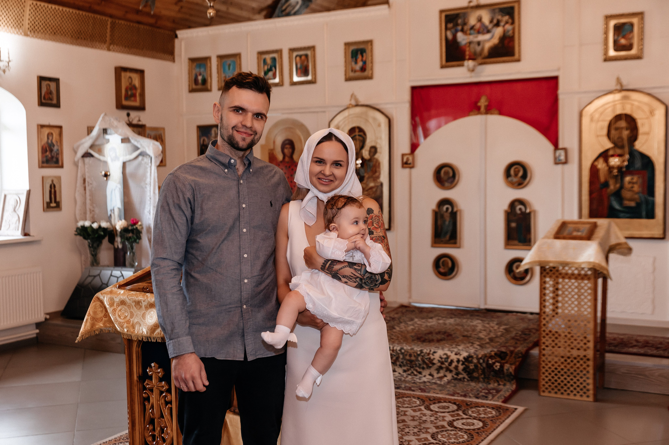 Крещение Николь. Семейный фотограф Минск Усова Ольга