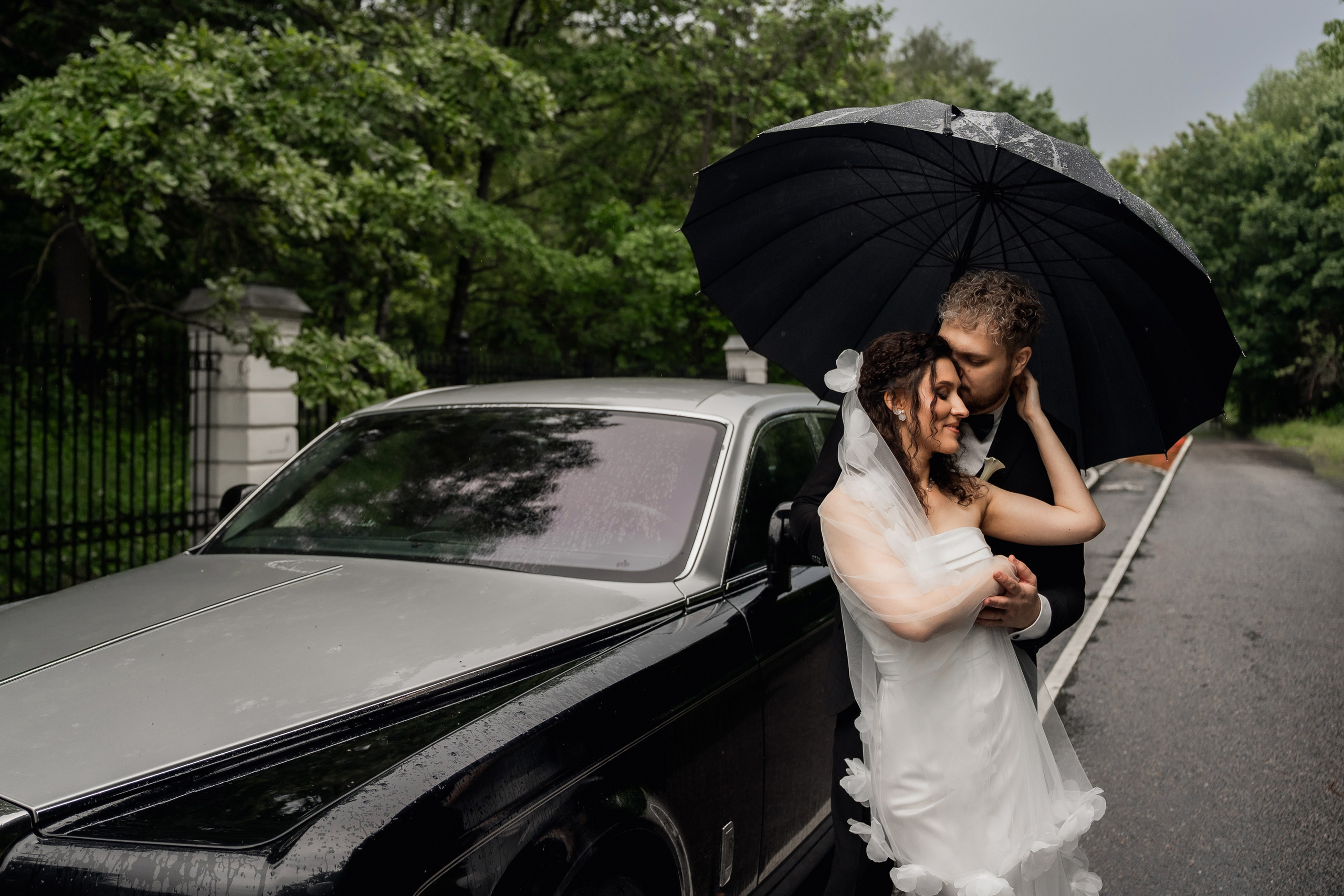 А что если дождь?. Свадебный фотограф Москва и МО