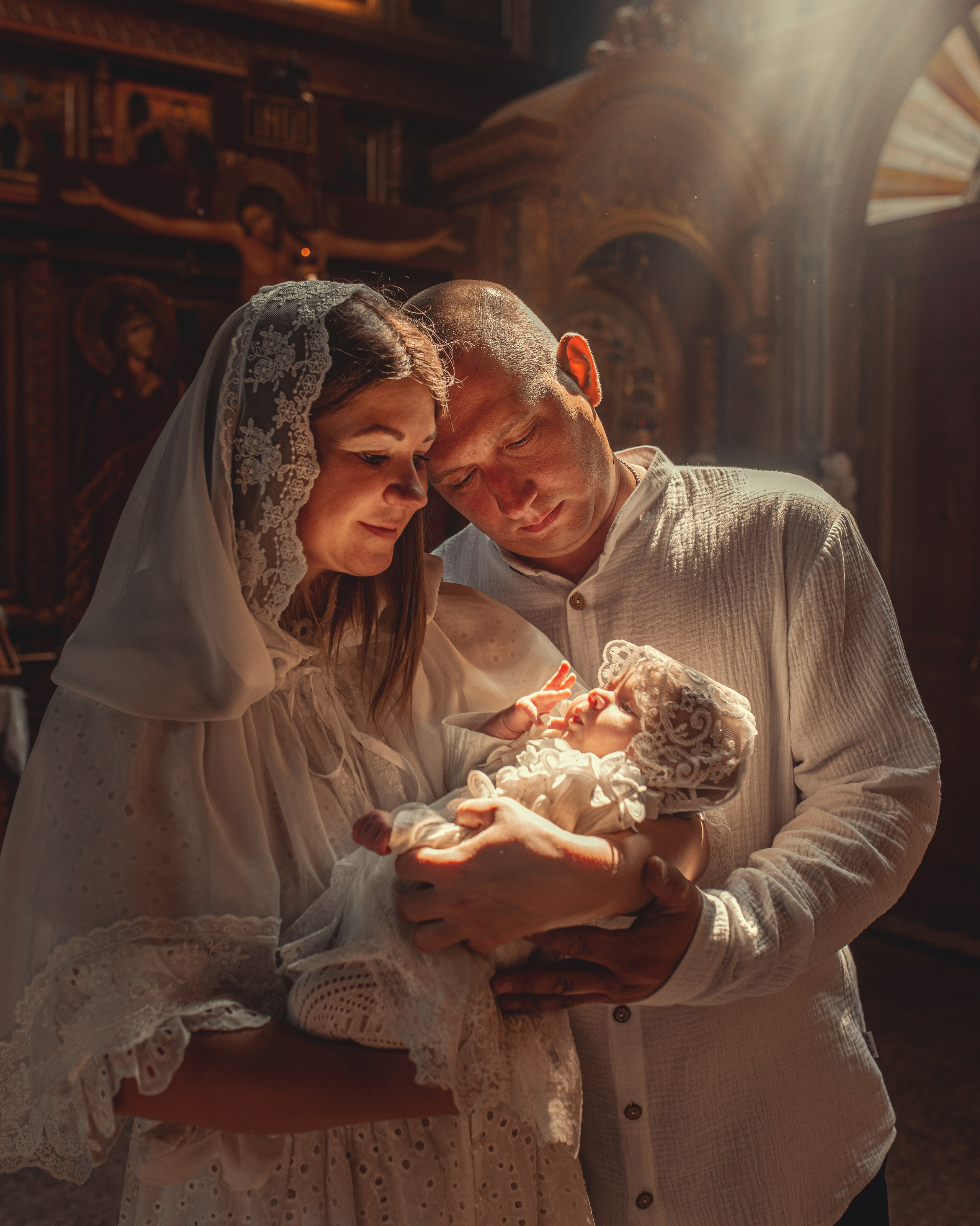 Таинство Крещения Ксении. Фотограф Таинств Крещения и Венчания в г. Курске