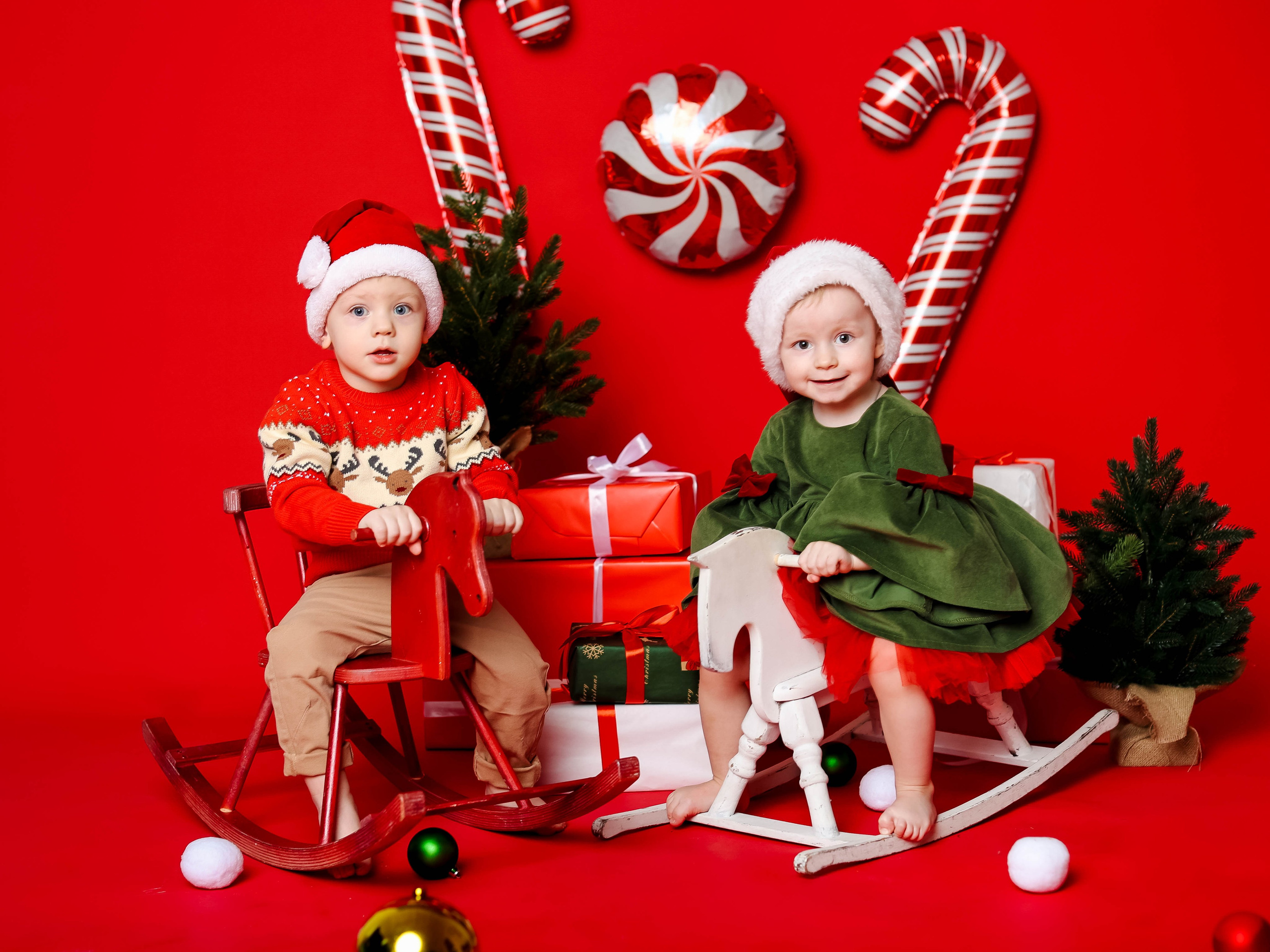 Новогодняя фотосессия на годик, два и три!. Семейный и детский фотограф Москва Елена Екимова 8926-895-38-86