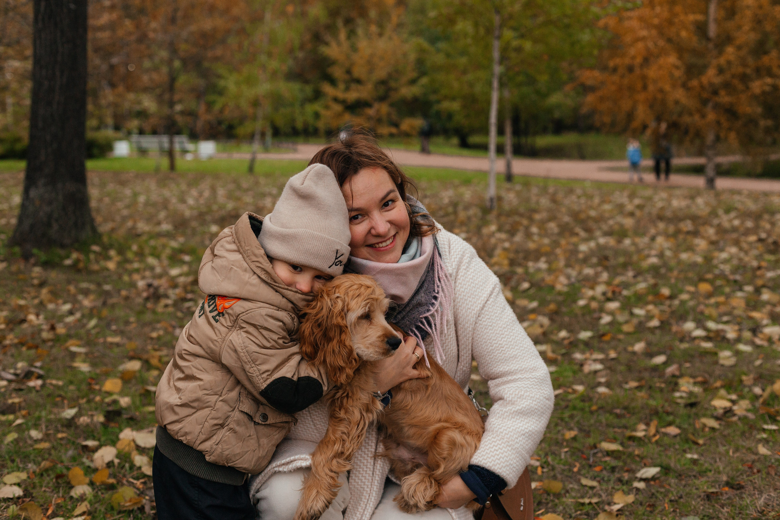 Осенняя семейная прогулка. Семейный фотограф Любовь Саркеева
