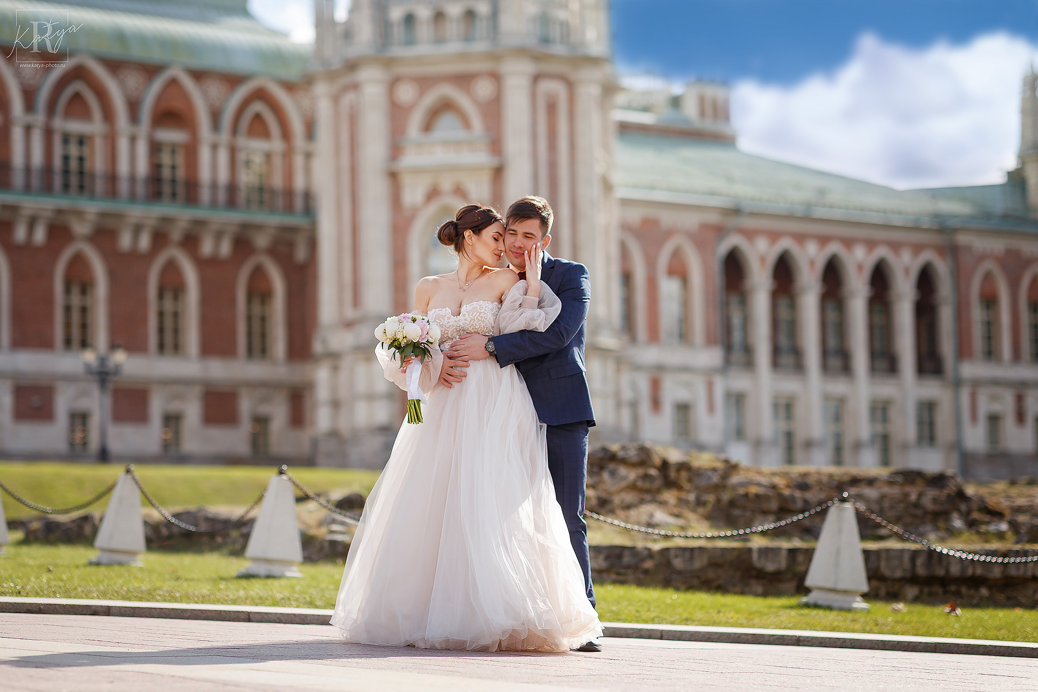свадебная фотосессия в Царицыно
