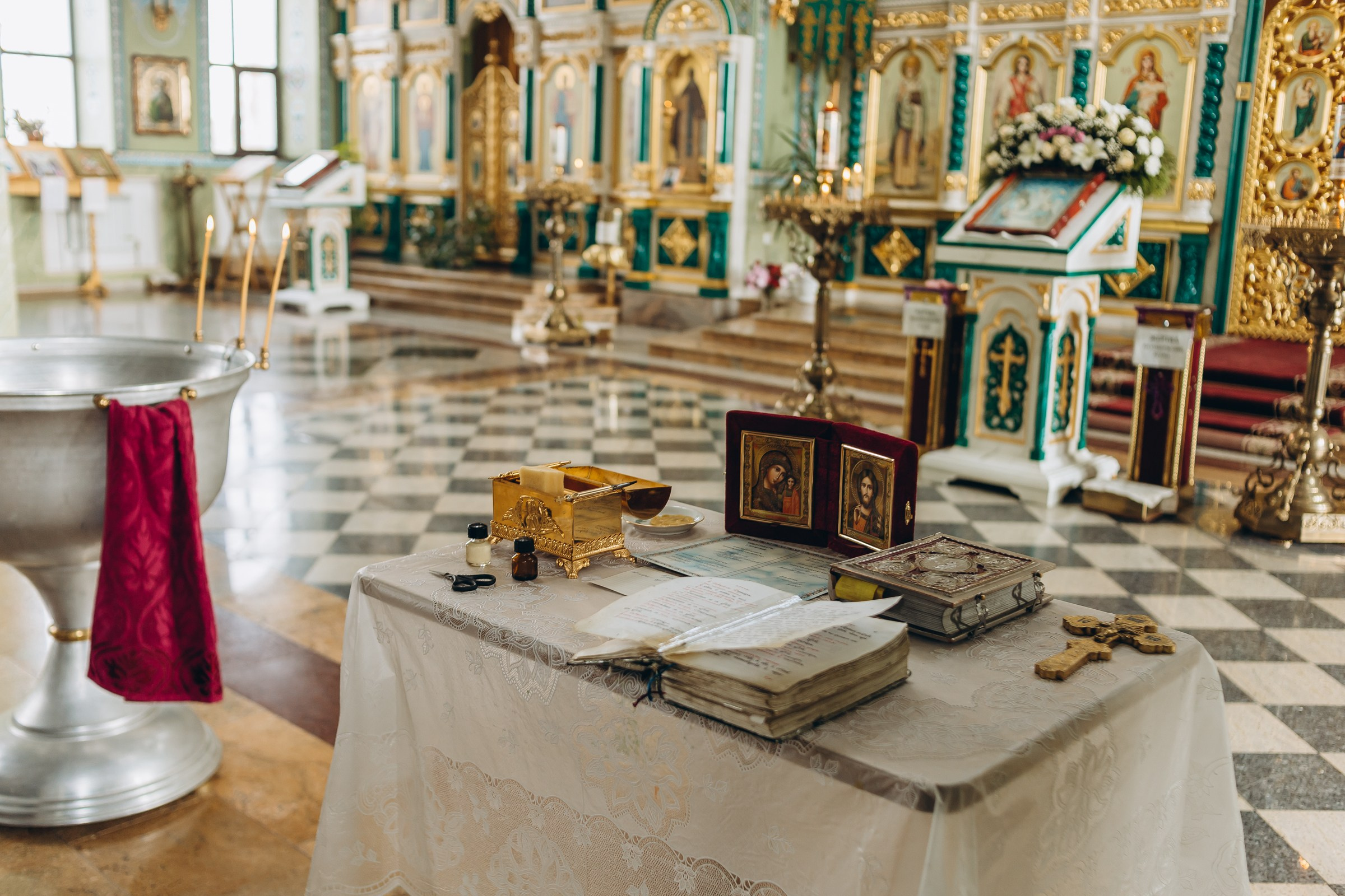 Крещение Матвея. Семейный фотограф в Волгодонске Краченцева Анна