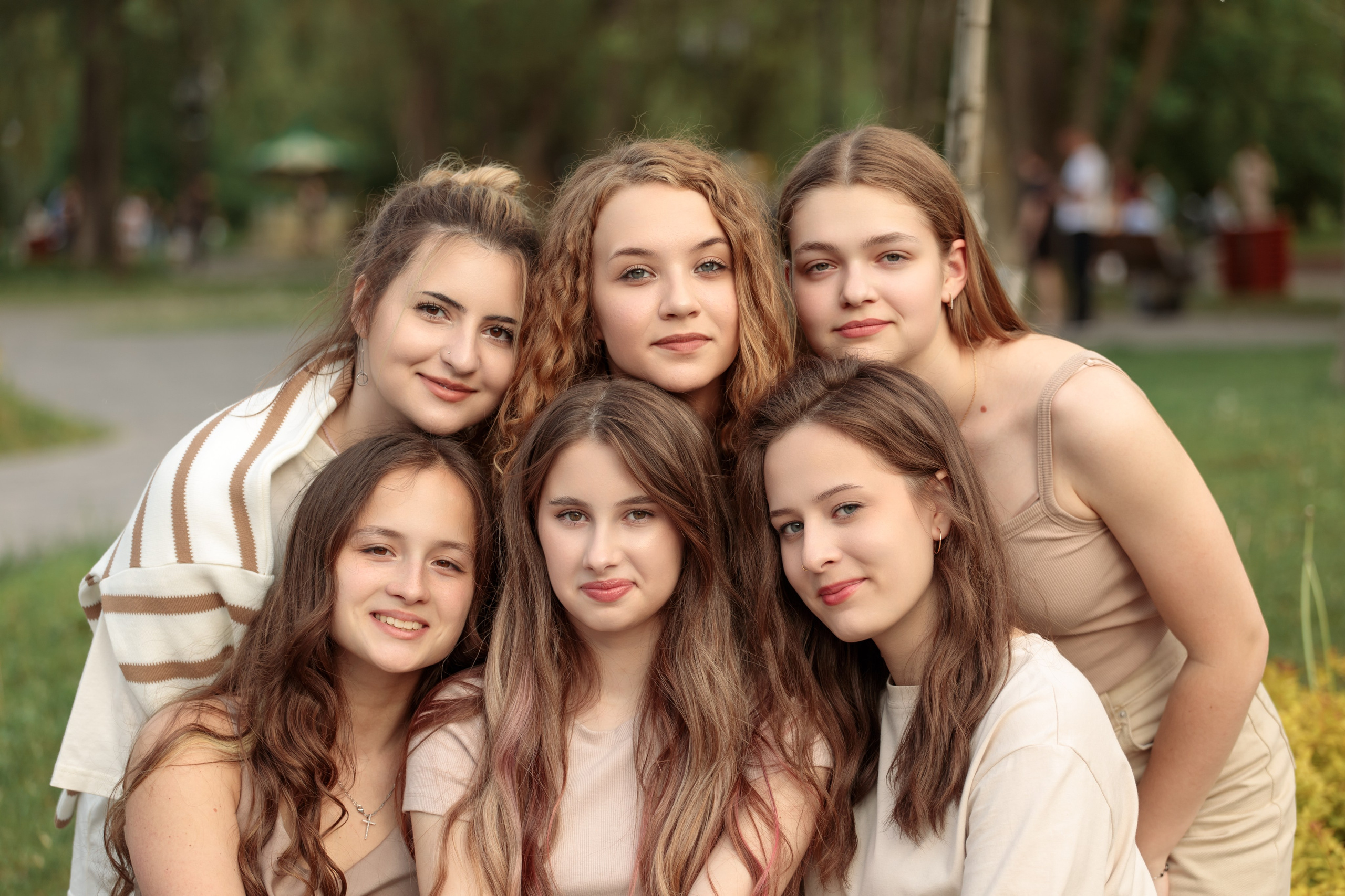 Фотосессия школьников в парке. Выпускные альбомы Евгении Виноградовой г. Липецк