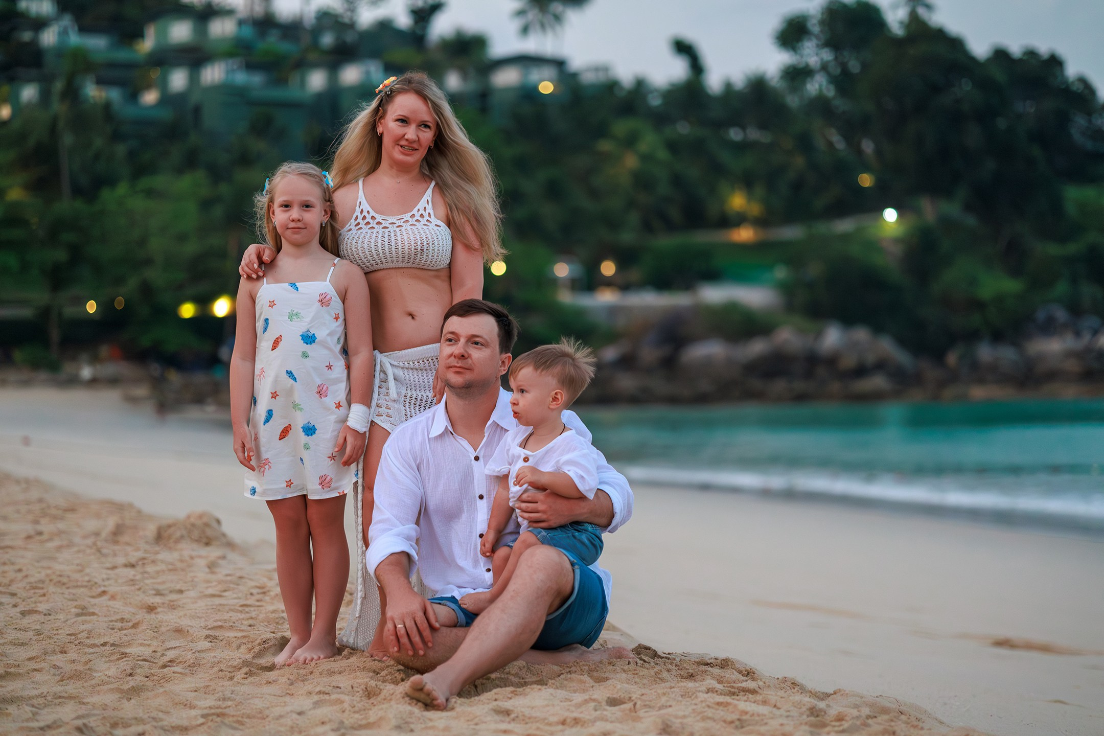 Семейная съёмка на море