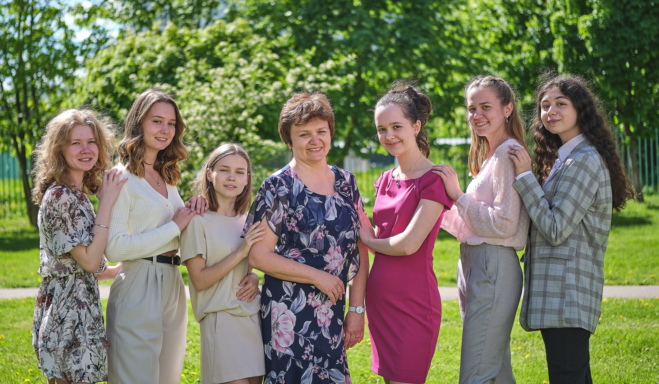 Школьная съёмка выпускников (Репортаж)