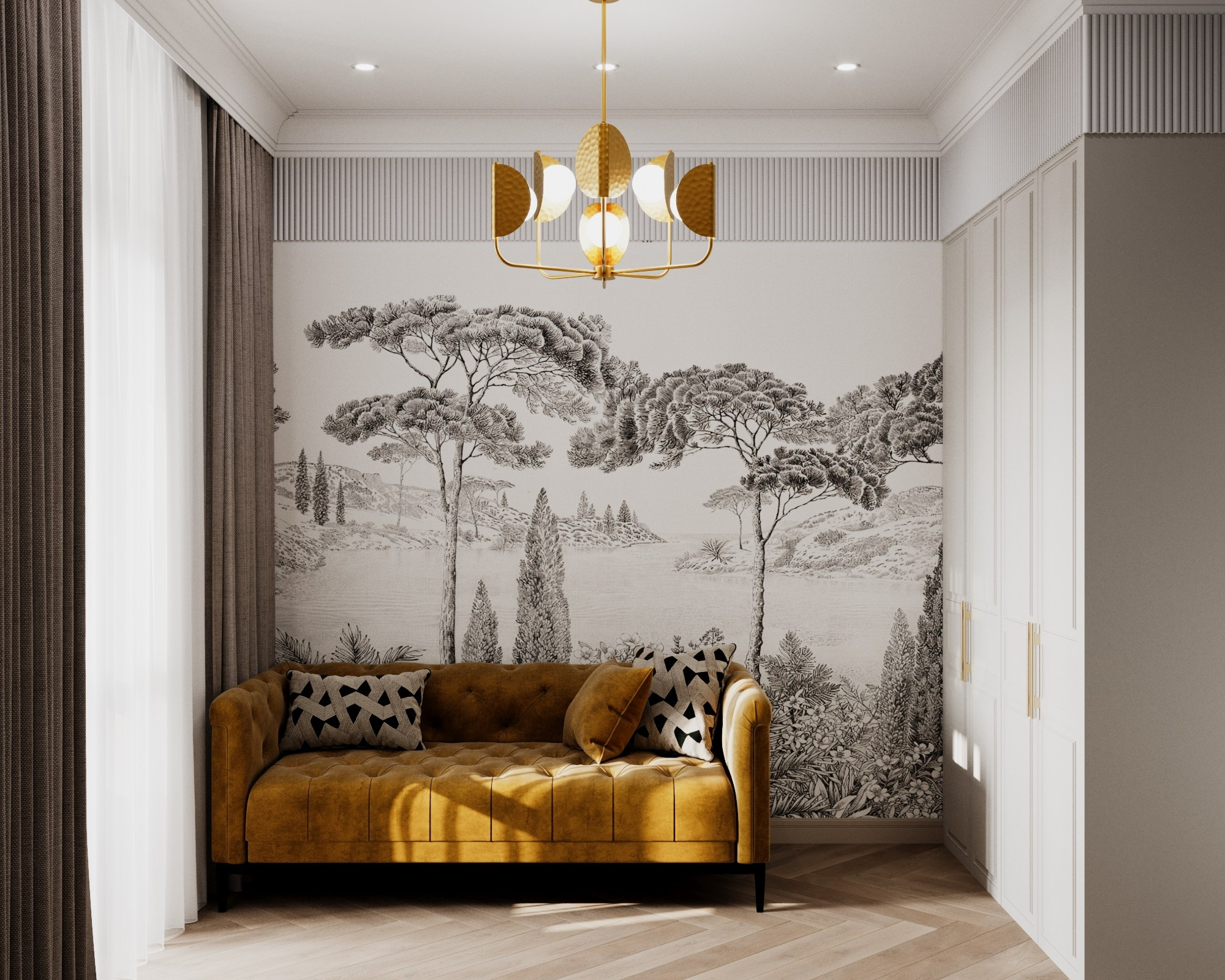 Гостевая комната 1 вариант Финал. Визуализатор Векшина Елена