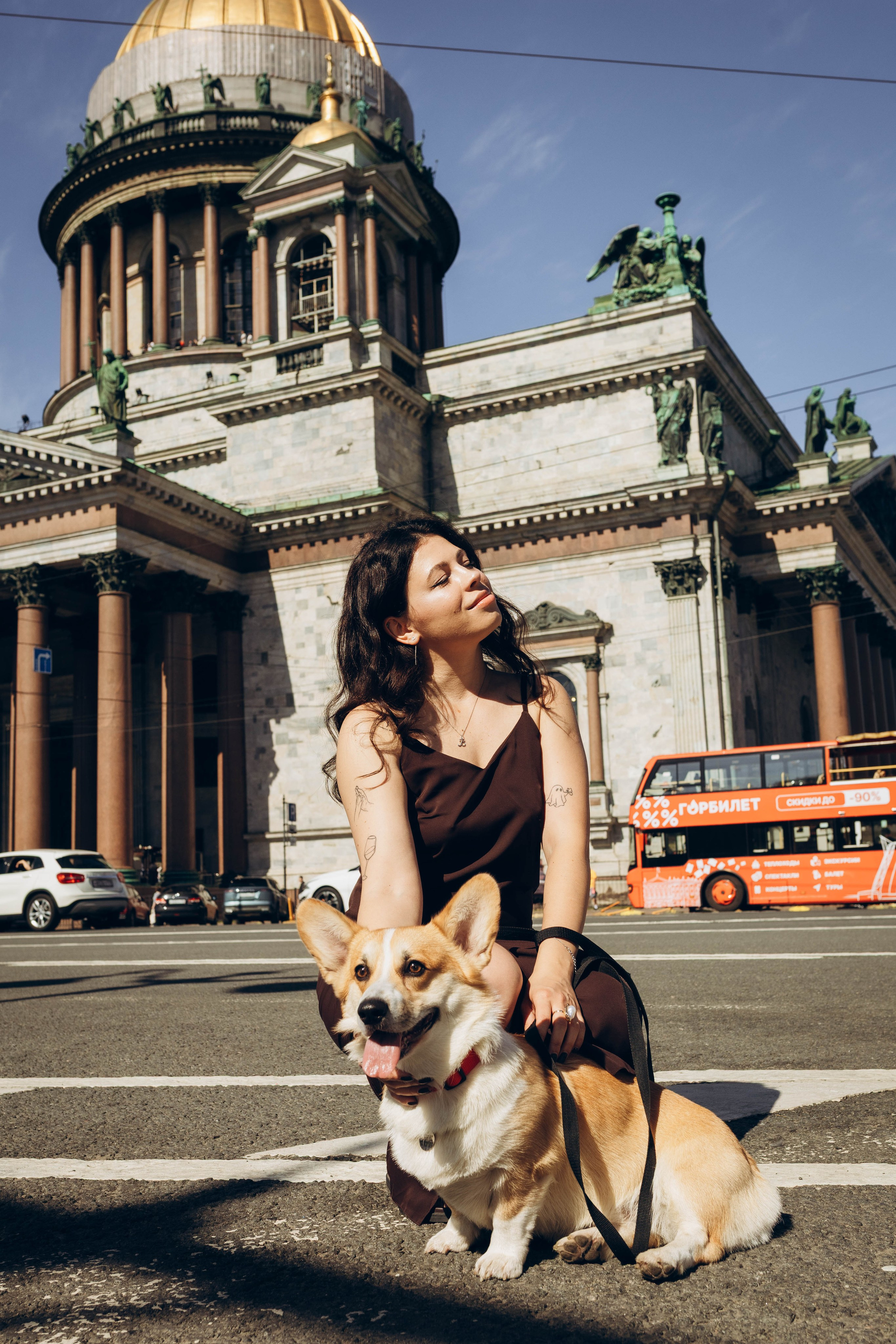 Фотосессия с собакой. Фотограф в Санкт-Петербурге Полина