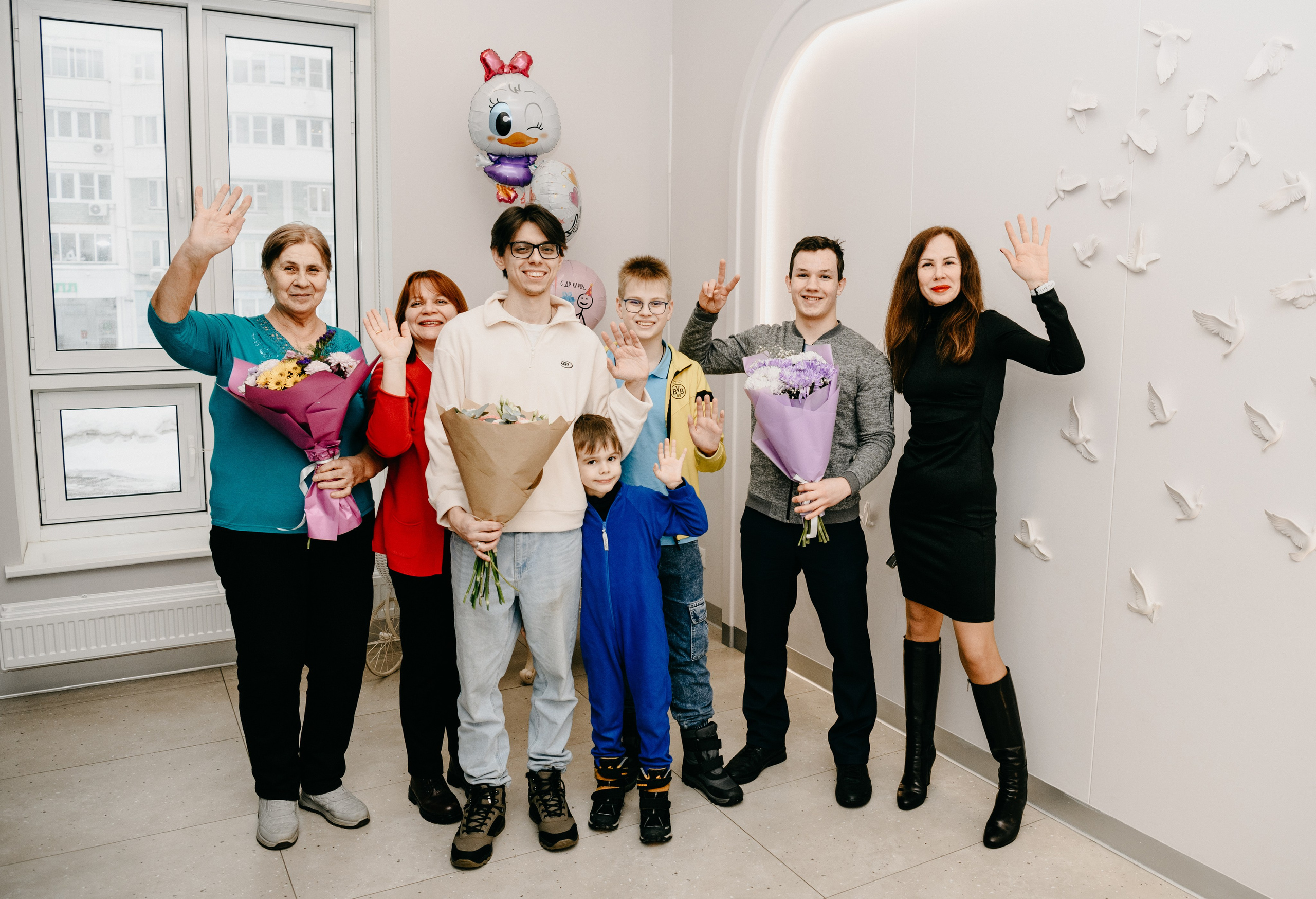 Выписка Арины. 4 роддом. Фотограф на выписку из роддома в Москве и МО